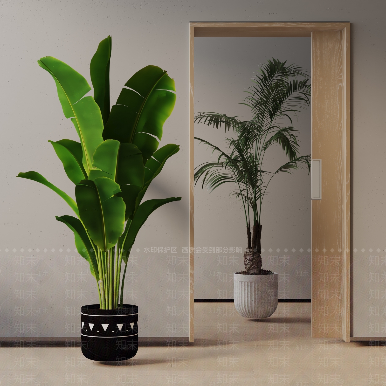 盆栽3D模型下载【ID:1190336020】