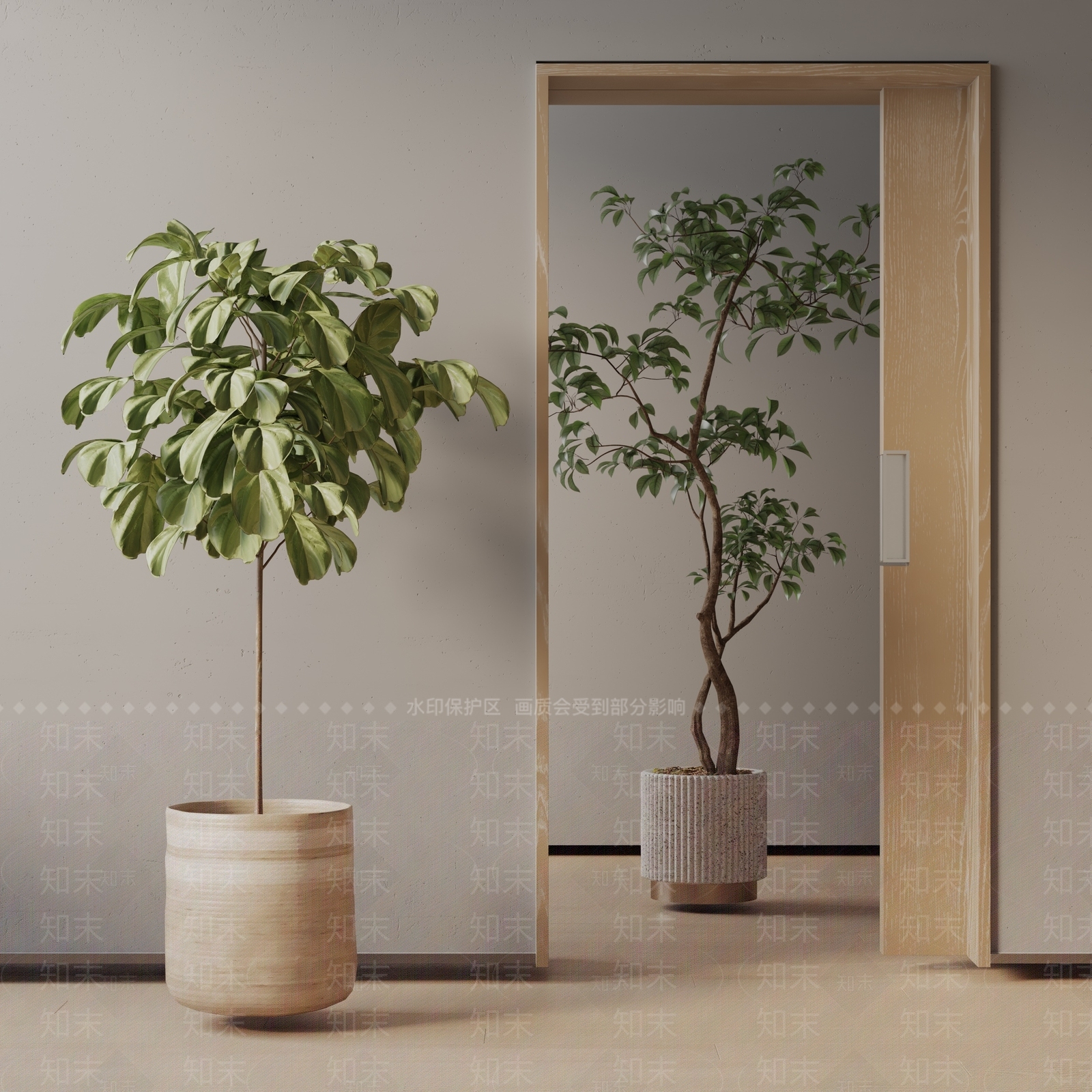 盆栽3D模型下载【ID:1190336026】