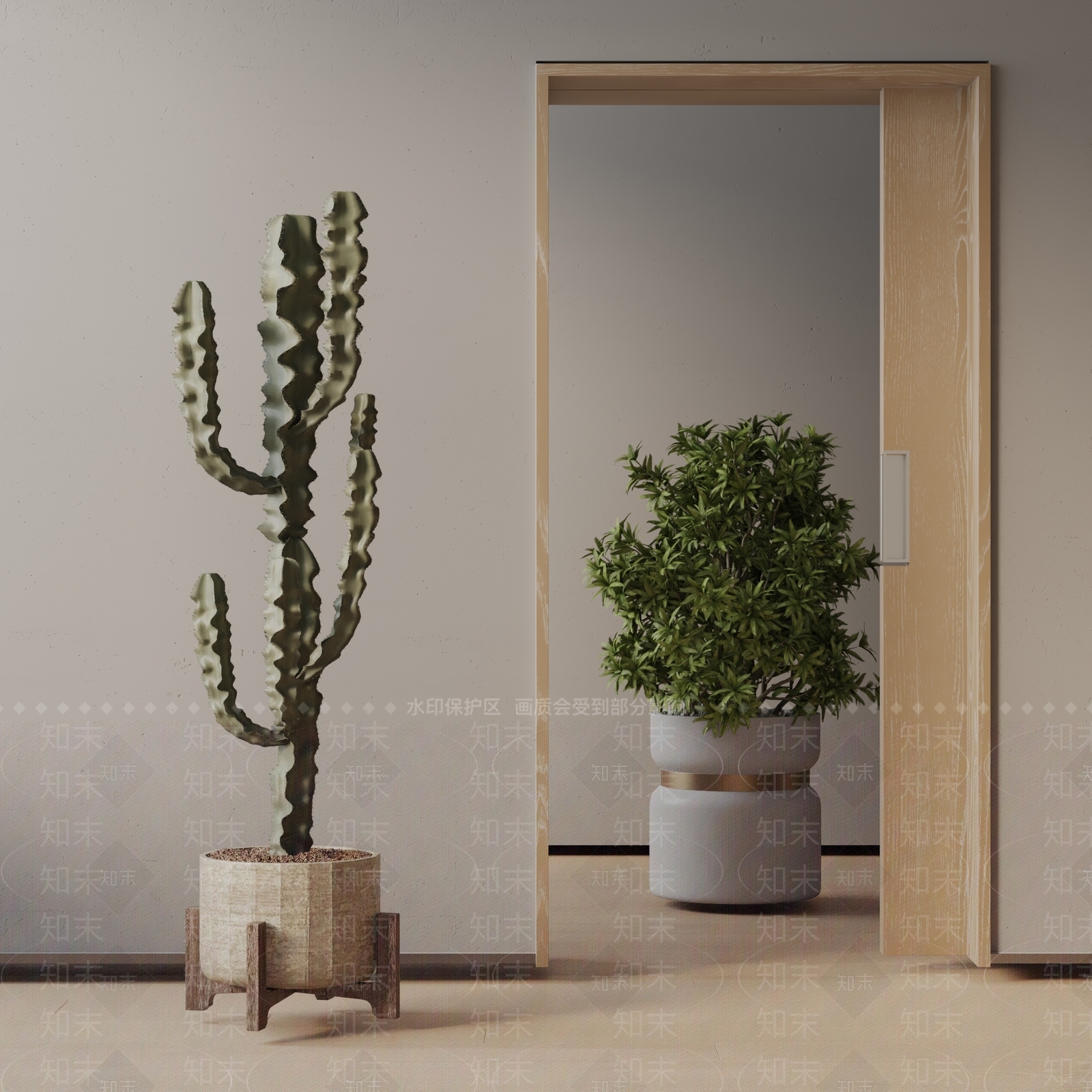 盆栽3D模型下载【ID:1190336215】