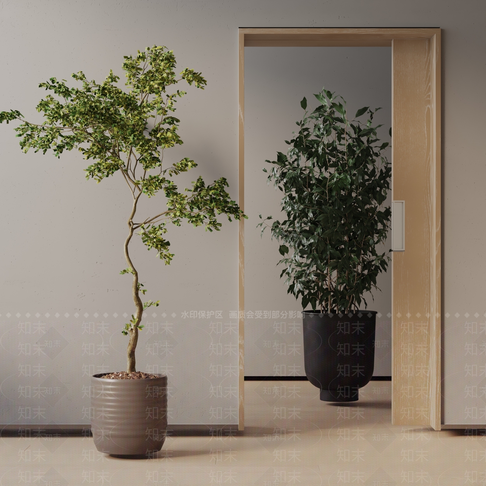 盆栽3D模型下载【ID:1190336789】