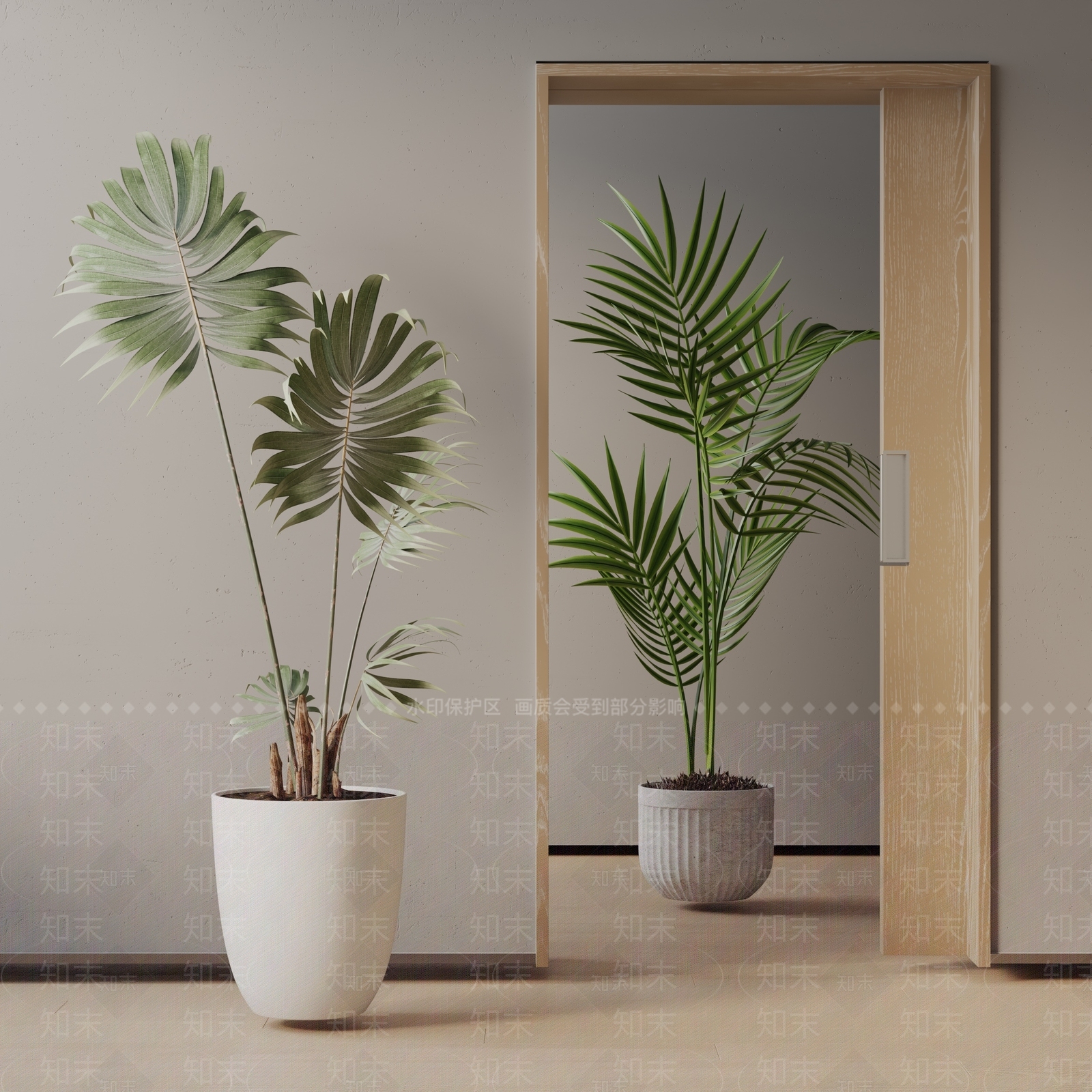 盆栽3D模型下载【ID:1190337210】
