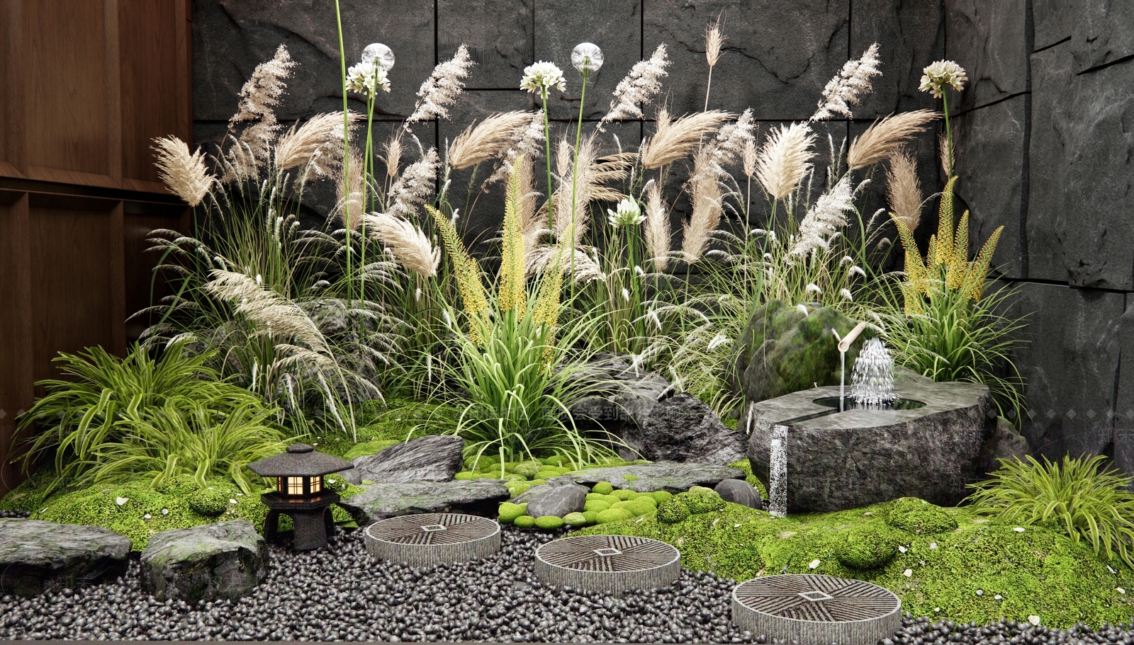 花草组合3D模型下载【ID:1190350059】