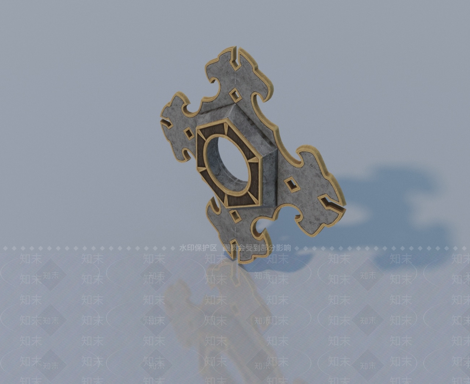 现代单人沙发3D模型下载【ID:1190353838】