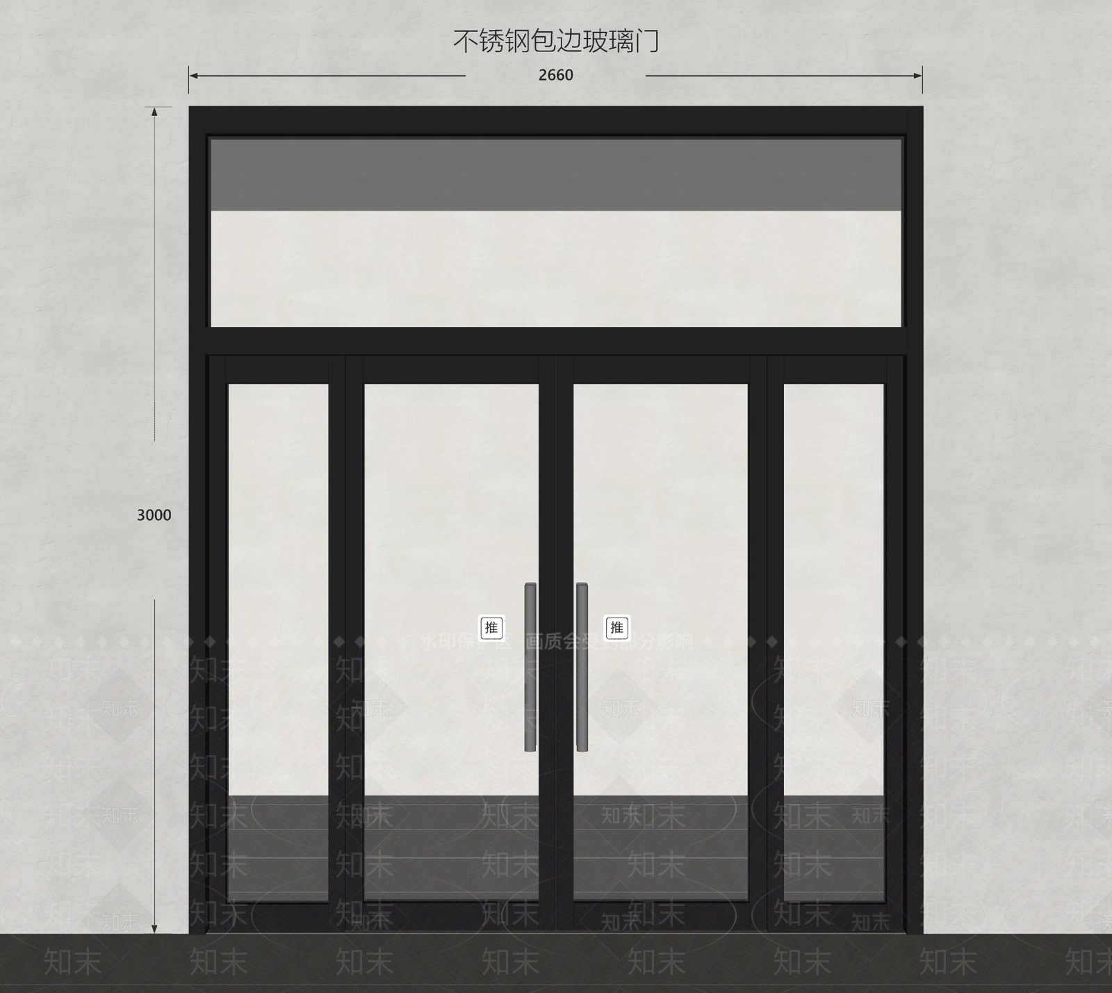 现代极简双开门SU模型下载【ID:1190353142】