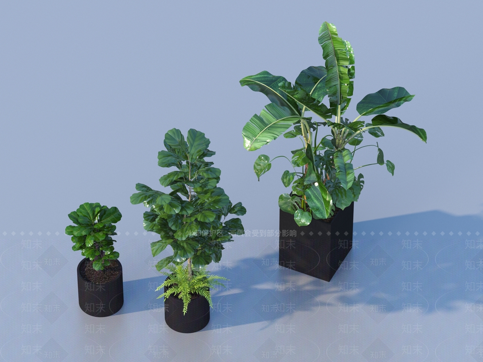 盆栽3D模型下载【ID:1190359220】