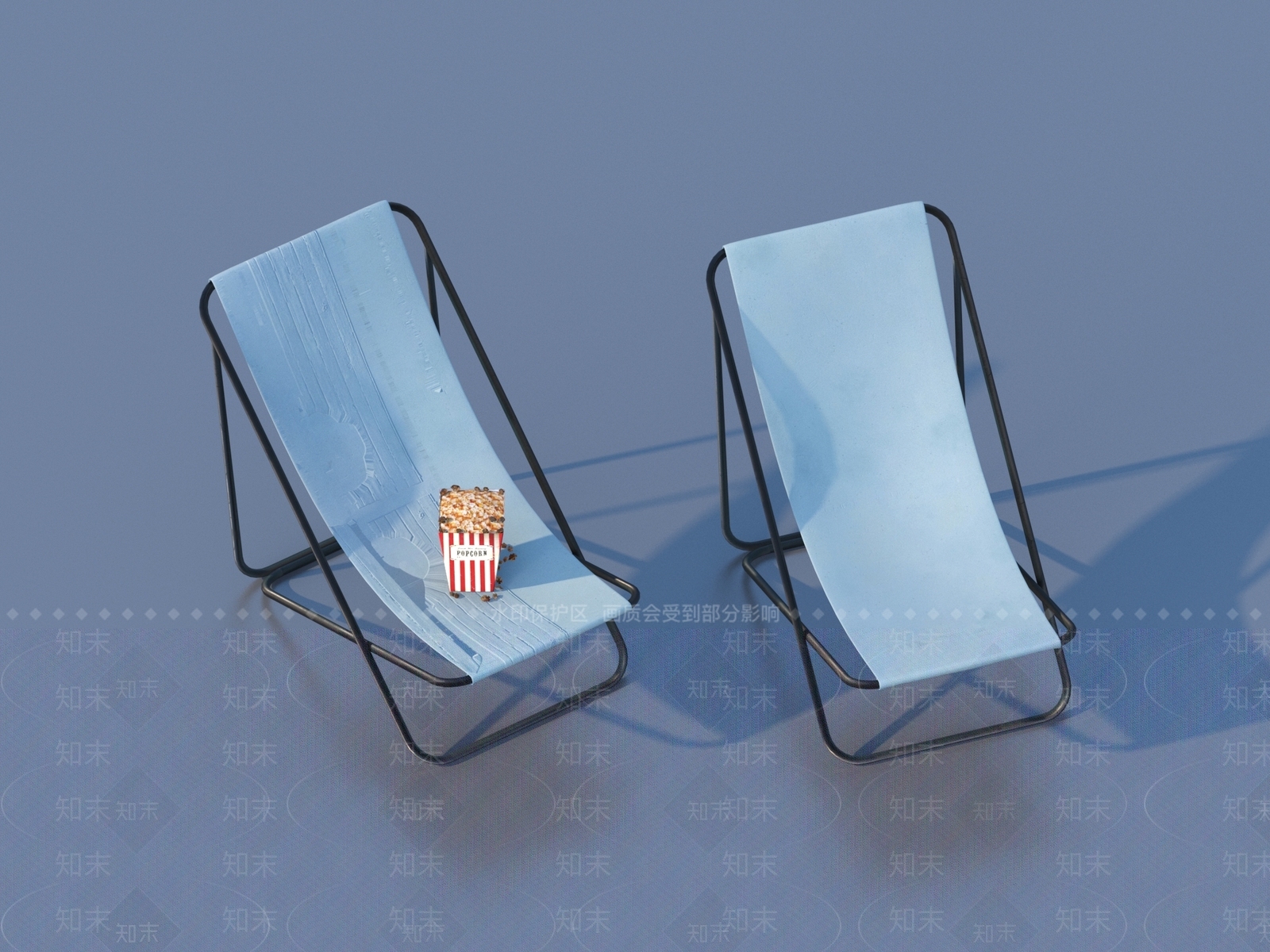 现代躺椅3D模型下载【ID:1190360132】