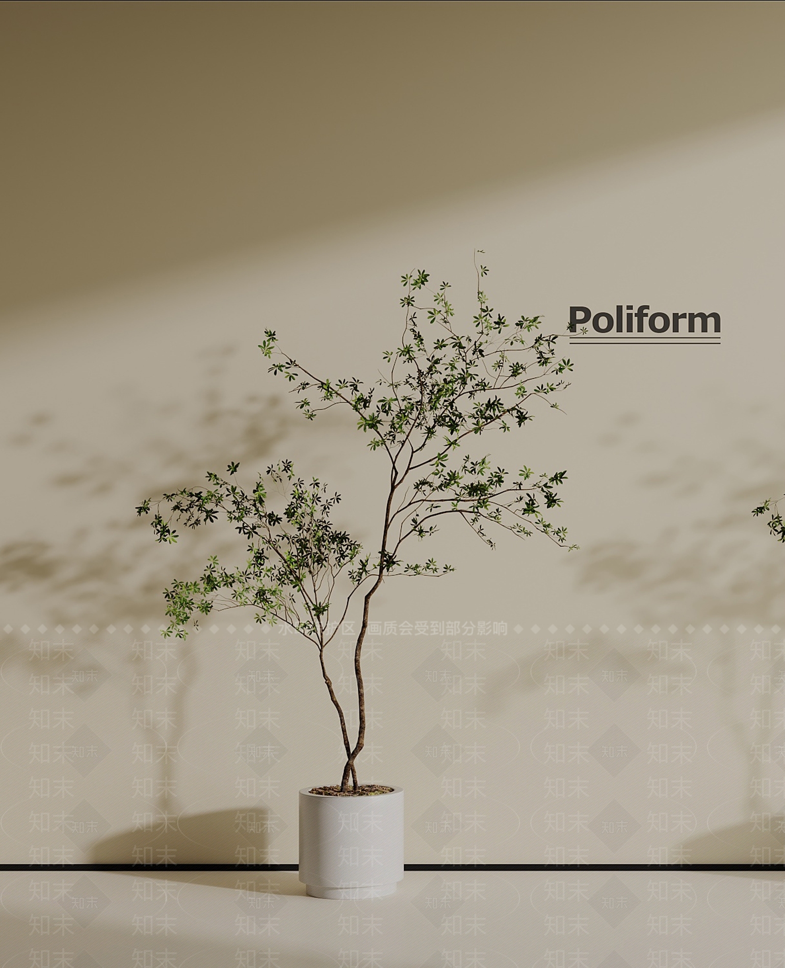 盆栽3D模型下载【ID:1190367899】
