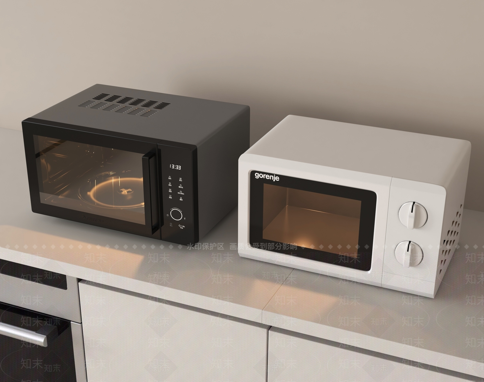 微波炉SU模型下载【ID:1190369478】