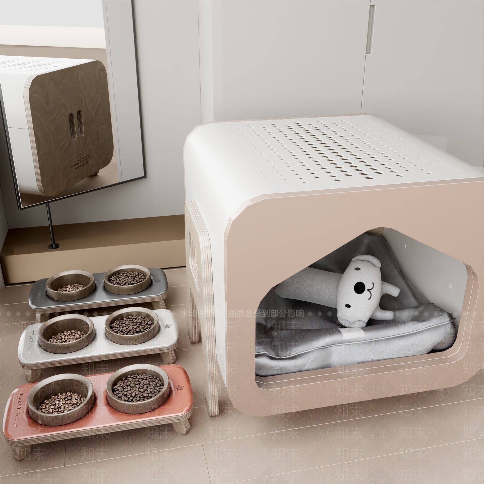 宠物用品3D模型下载【ID:1190378754】