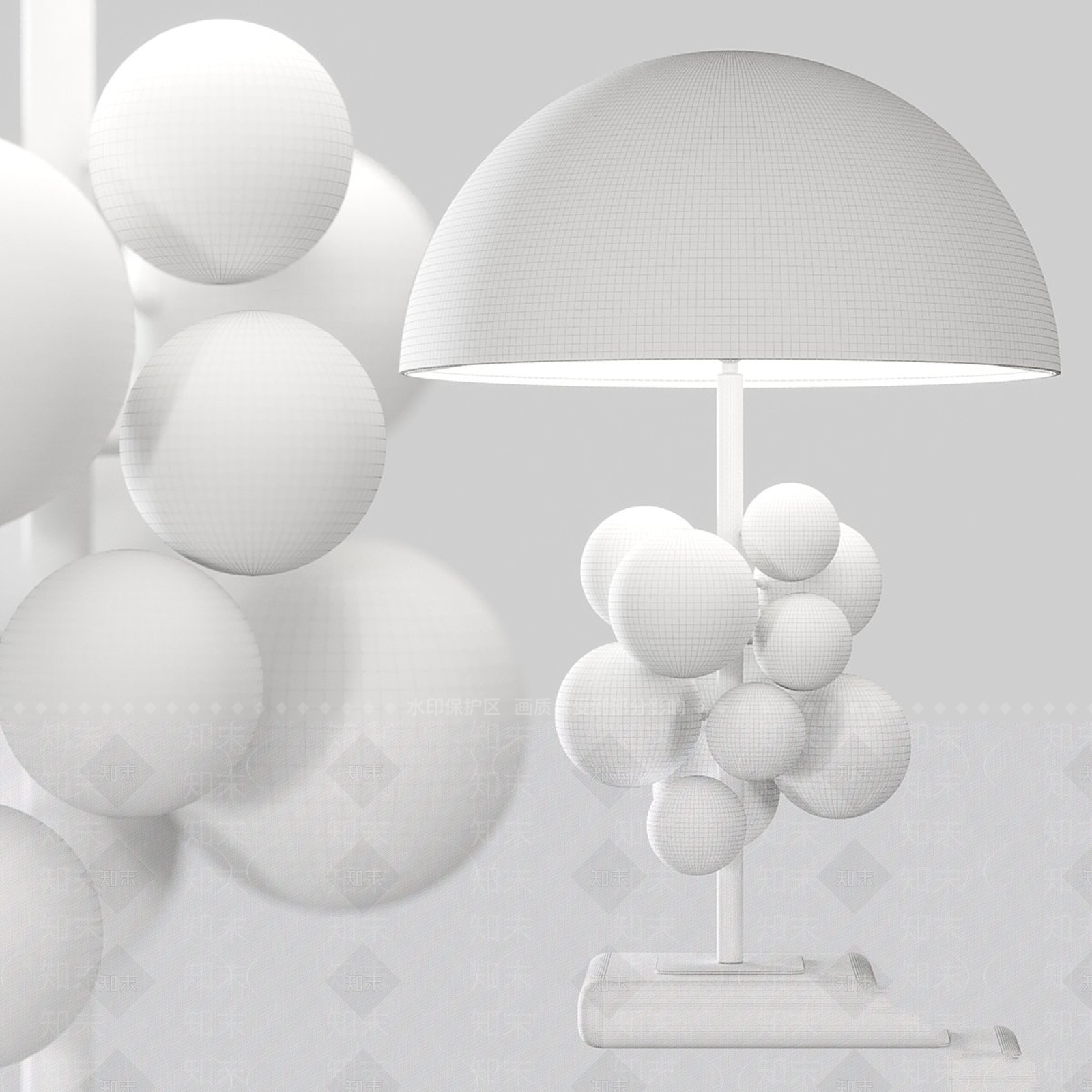 台灯3D模型下载【ID:1190384721】