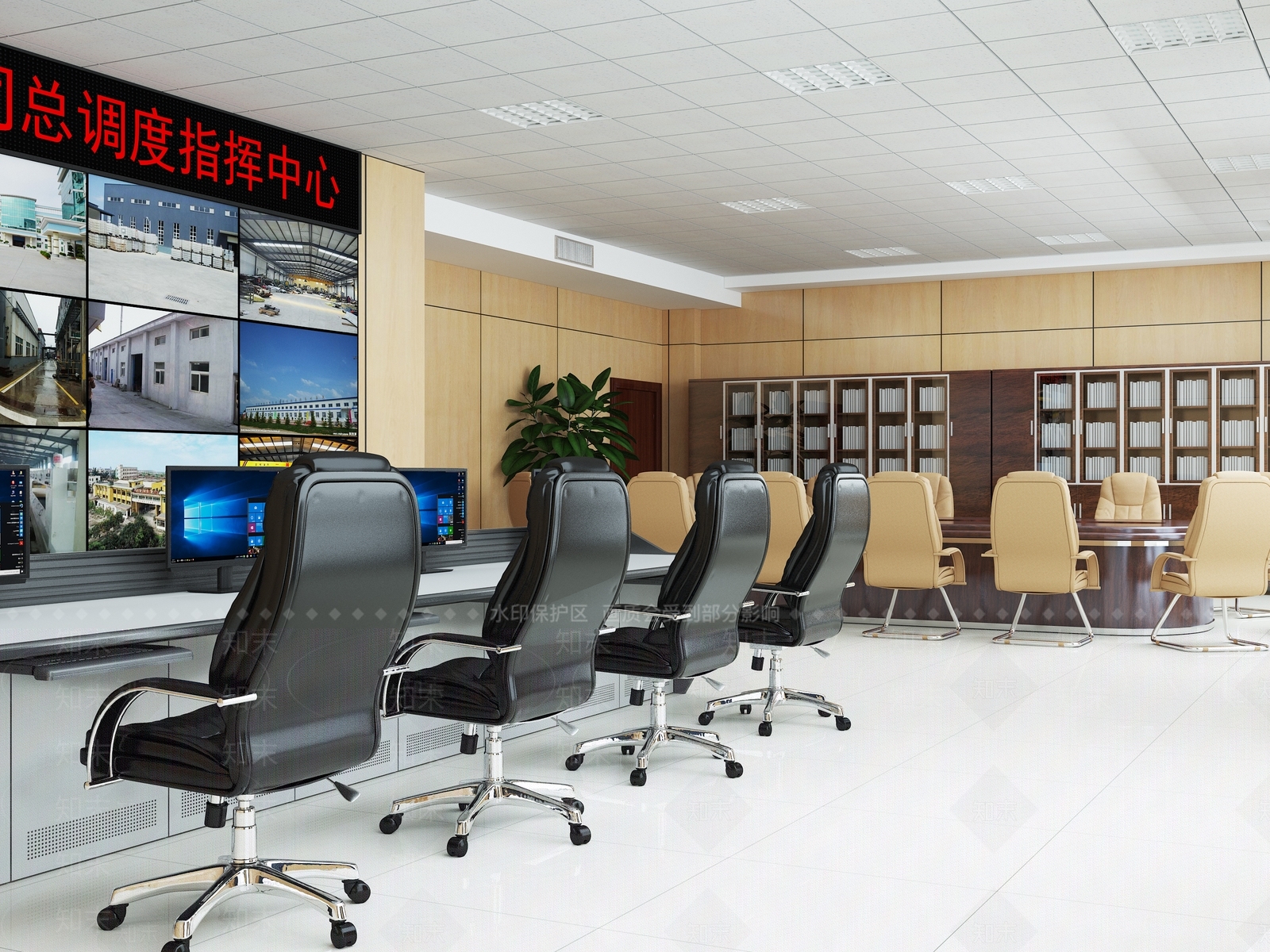 现代其他办公空间3D模型下载【ID:1190384378】