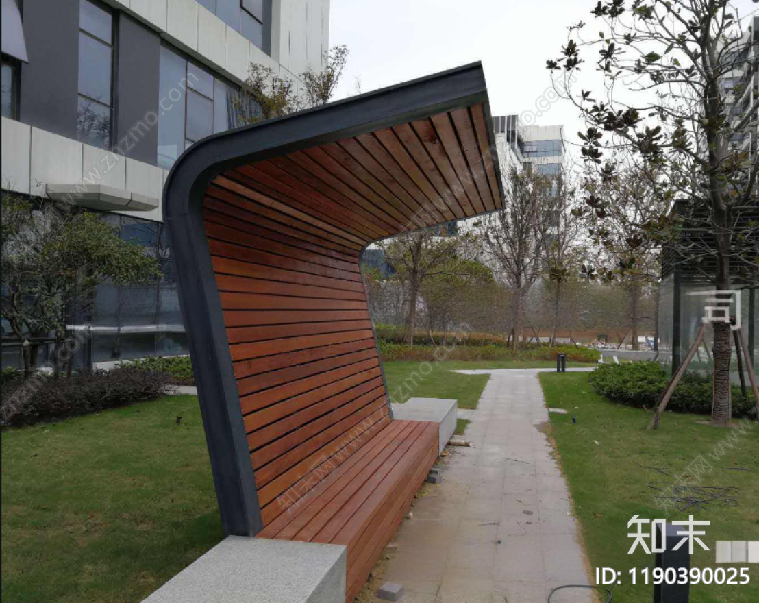 现代廊架cad施工图下载【ID:1190390025】