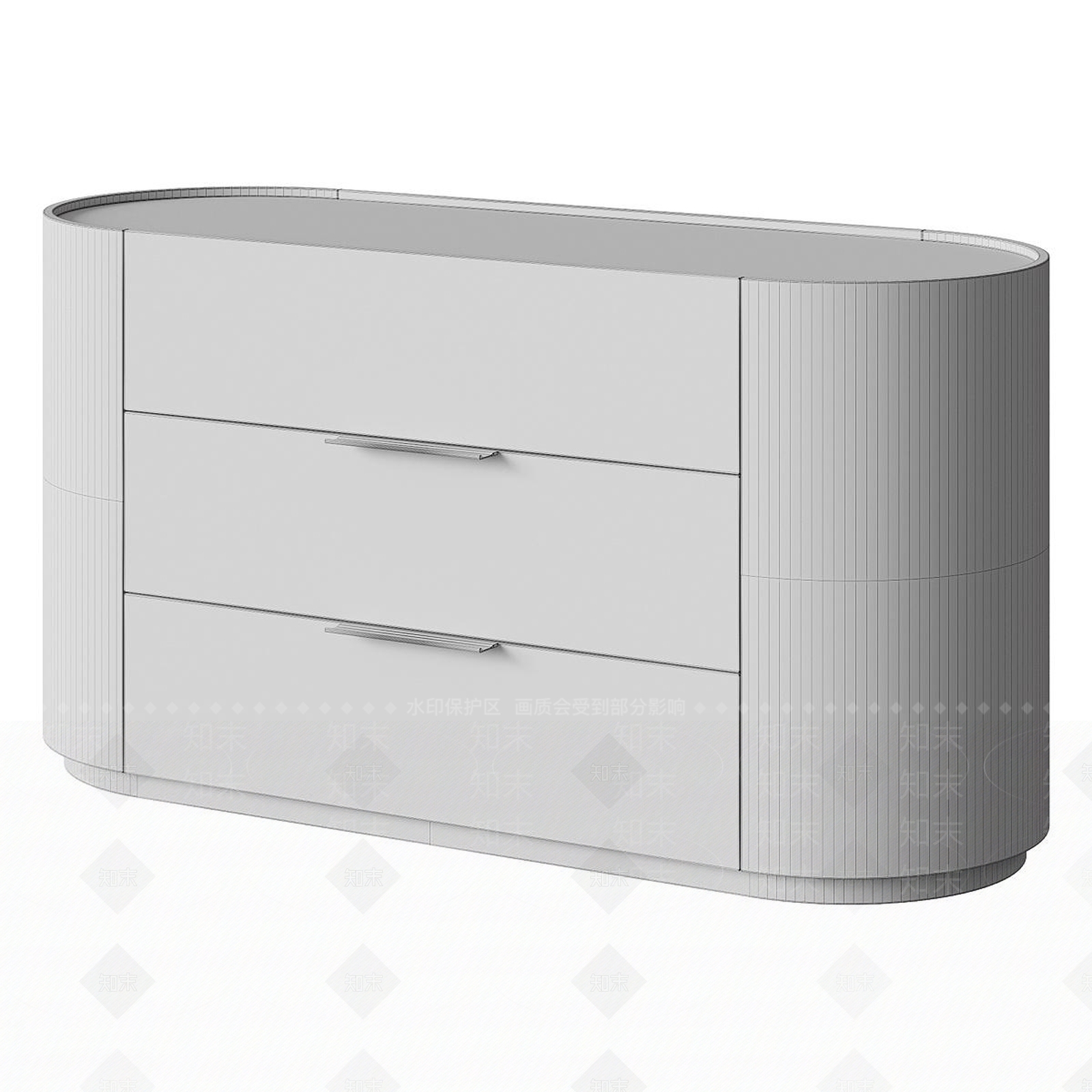 现代电视柜3D模型下载【ID:1190395861】