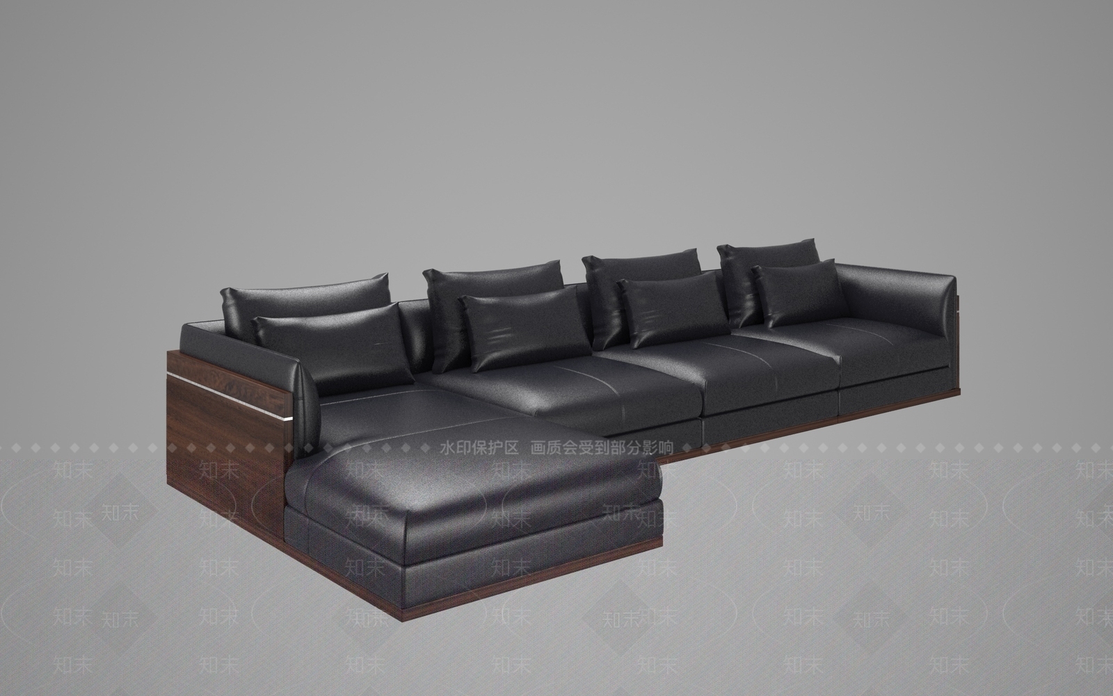 意式轻奢贵妃椅3D模型下载【ID:1190414911】