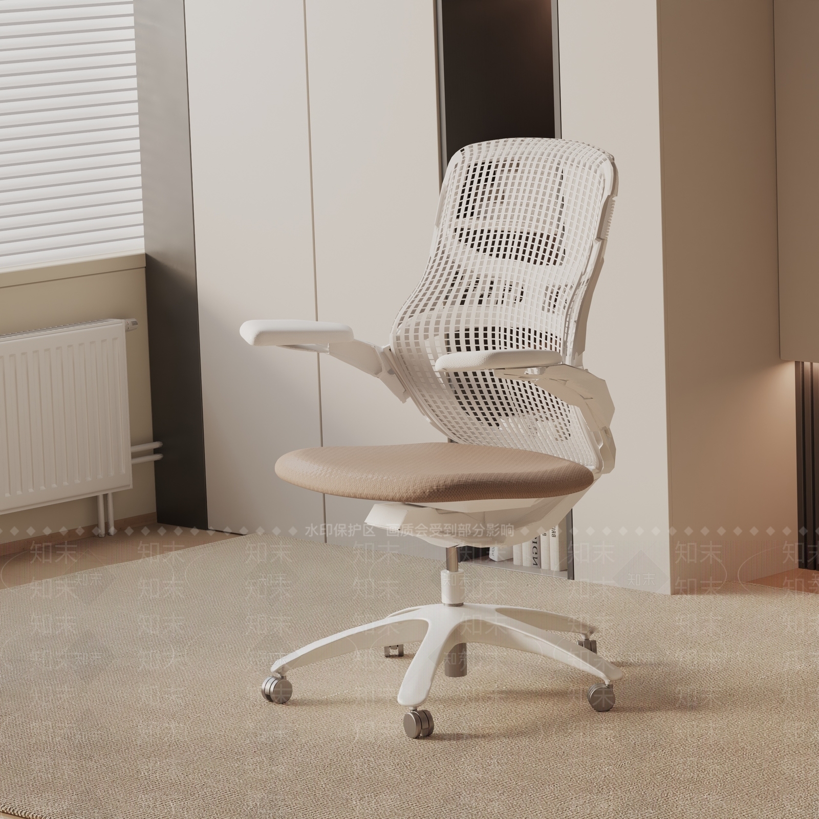 现代办公椅3D模型下载【ID:1190419236】