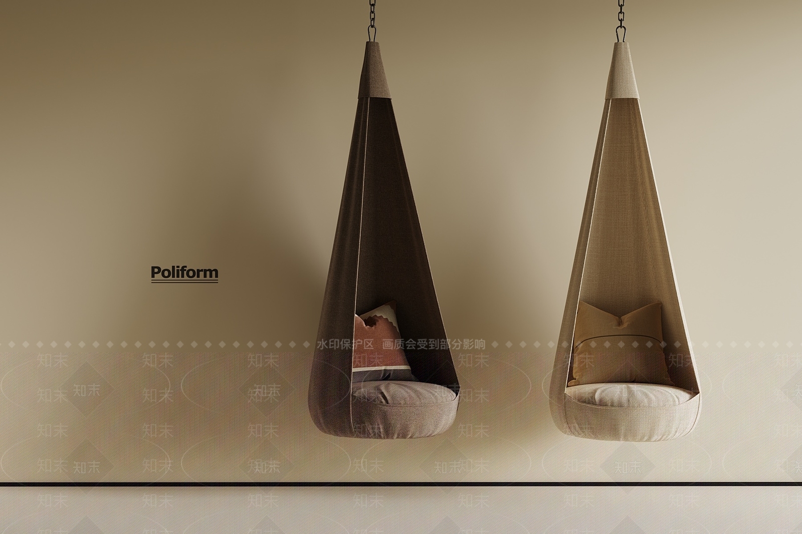 现代吊椅SU模型下载【ID:1190424211】