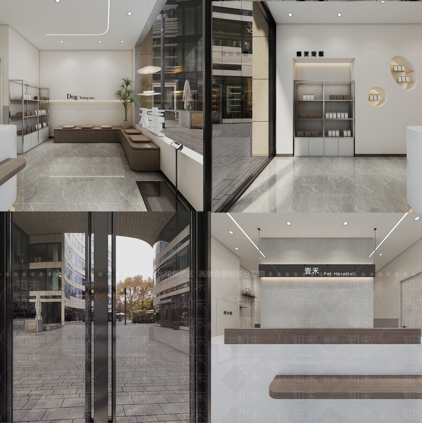 现代宠物店3D模型下载【ID:1190424985】