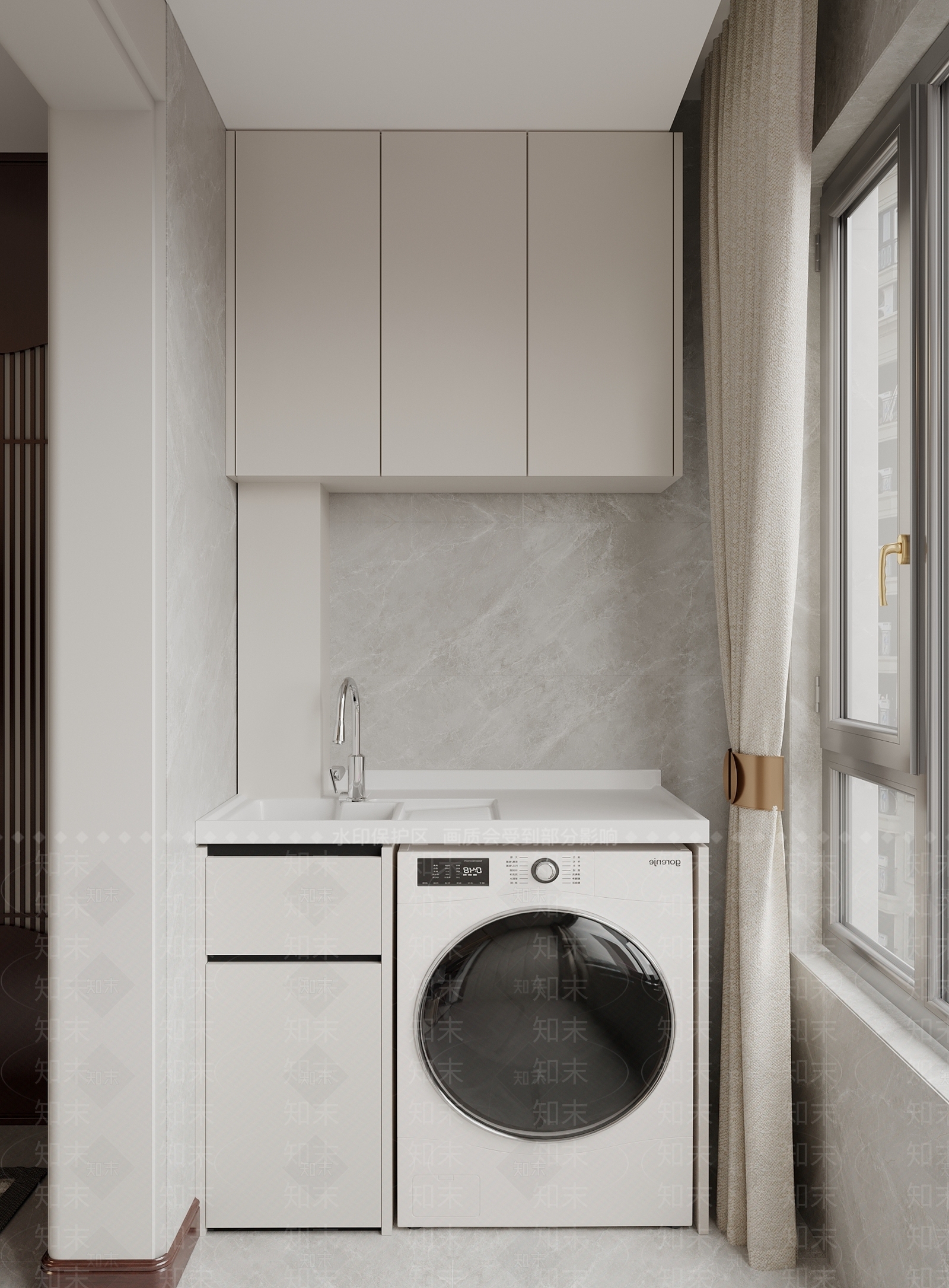 现代阳台3D模型下载【ID:1190425424】