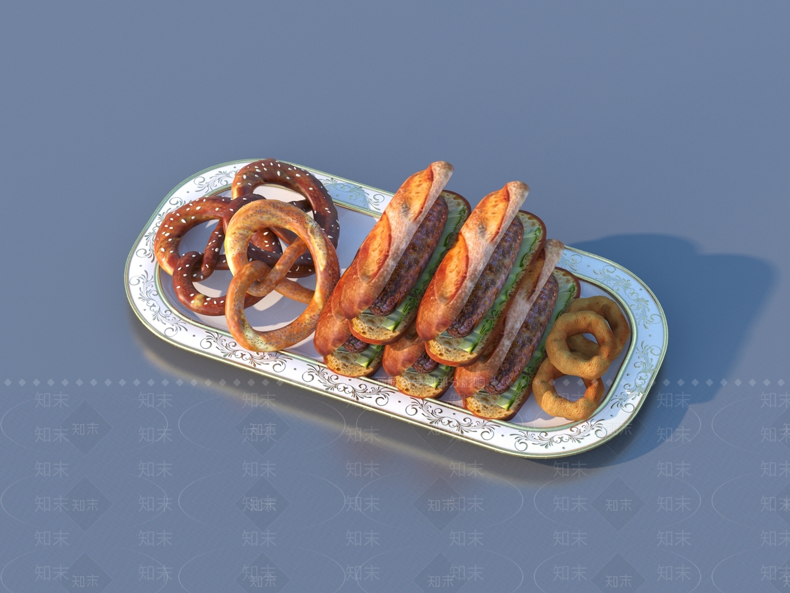 酒水食物3D模型下载【ID:1190427450】