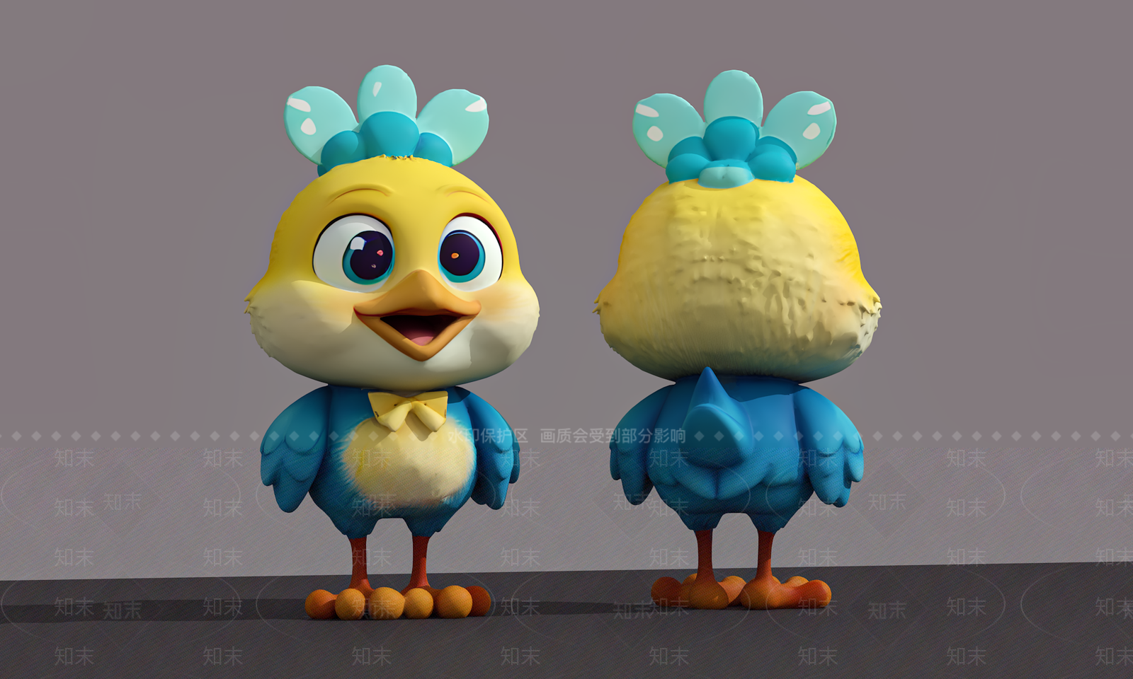 飞行类动物3D模型下载【ID:1190428256】
