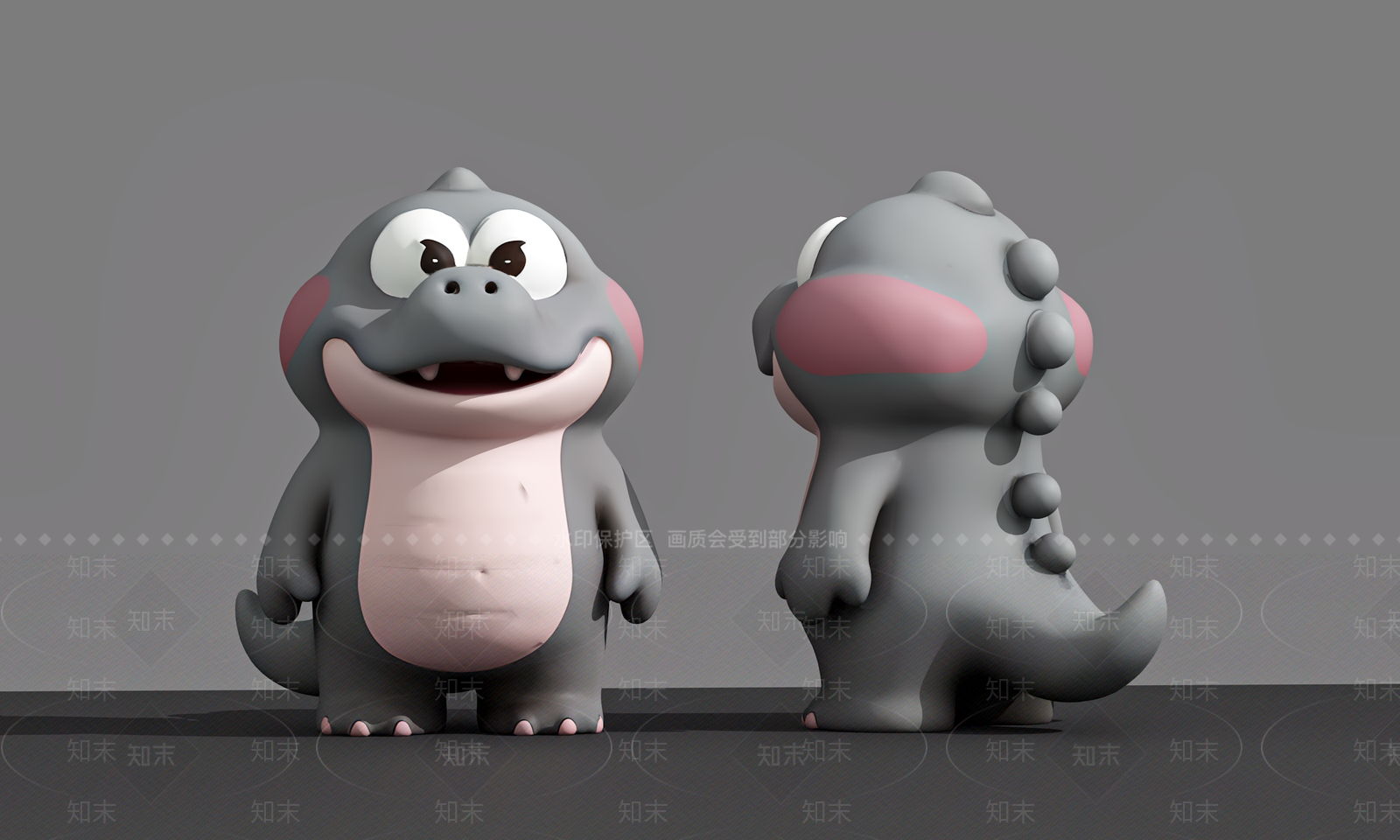 爬行类动物3D模型下载【ID:1190429427】