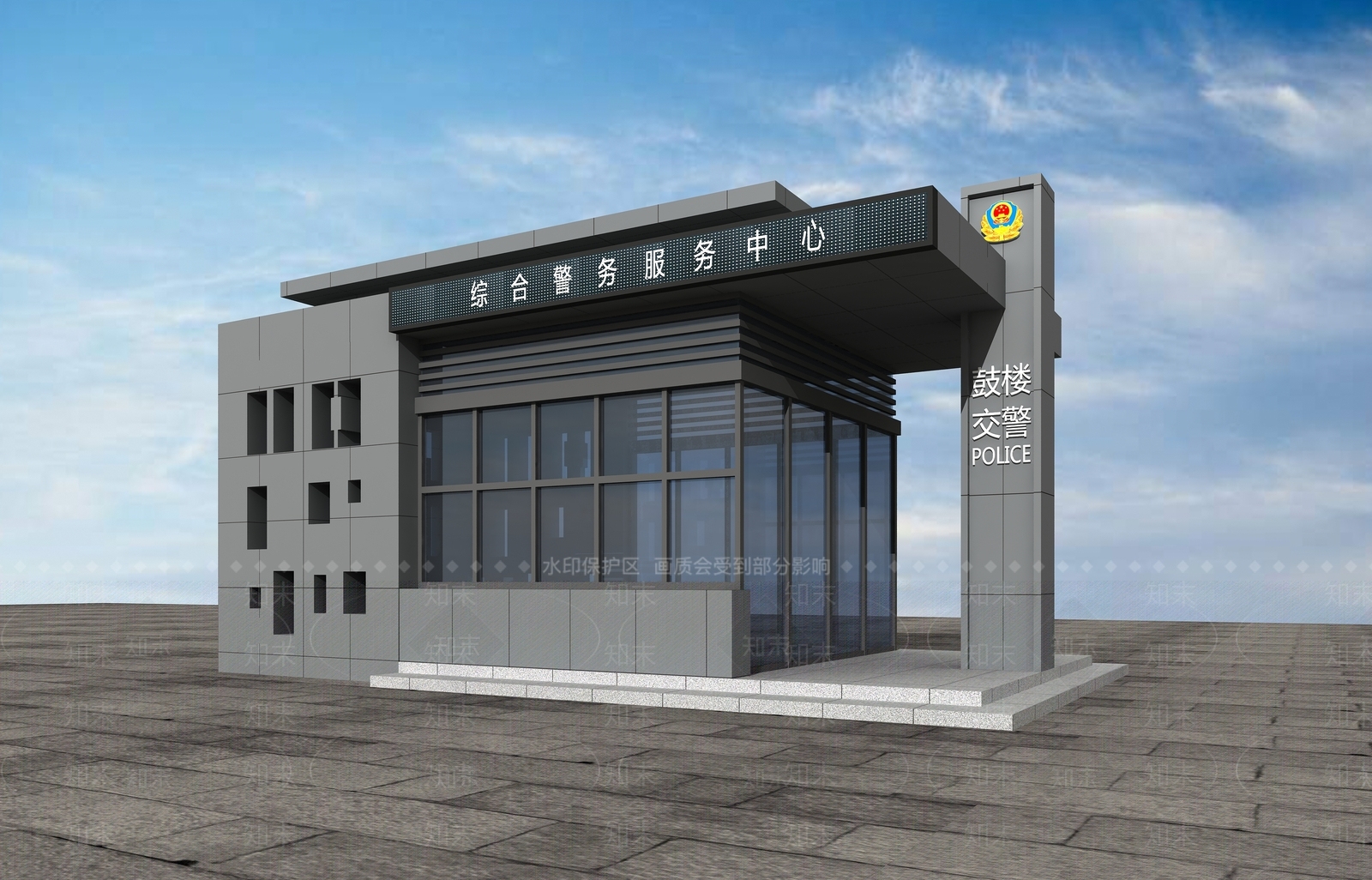 现代其他公共空间3D模型下载【ID:1190430683】