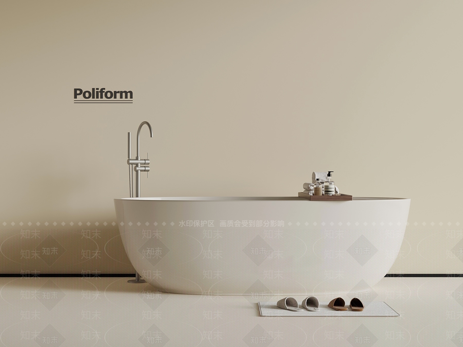浴缸SU模型下载【ID:1190431180】