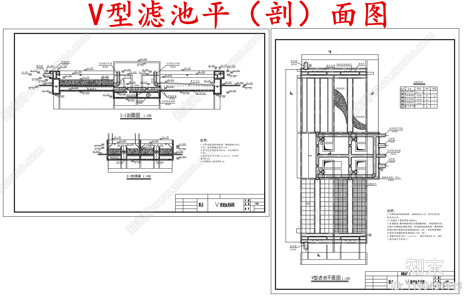 水处理施工图下载【ID:1190431119】