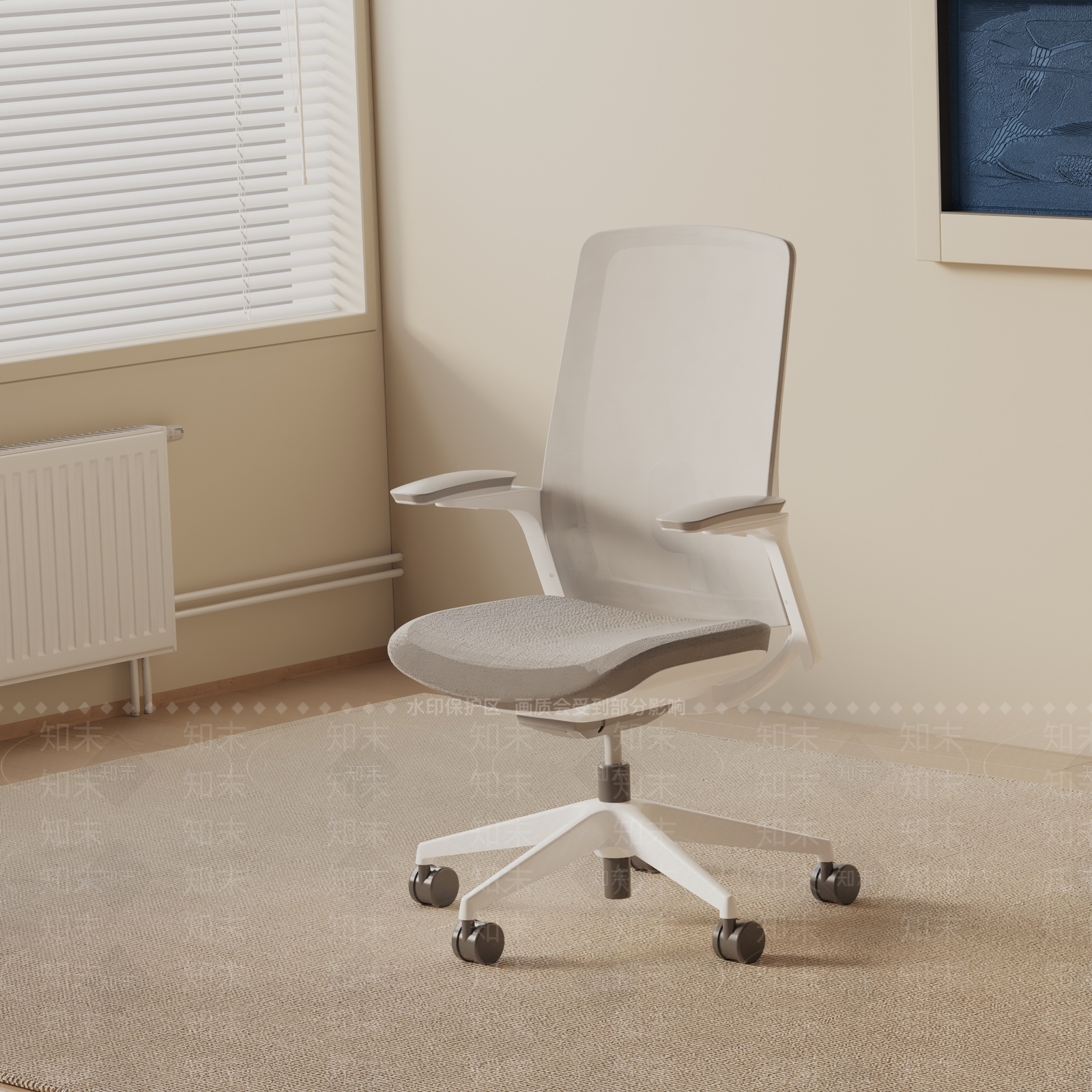 现代办公椅3D模型下载【ID:1190433553】