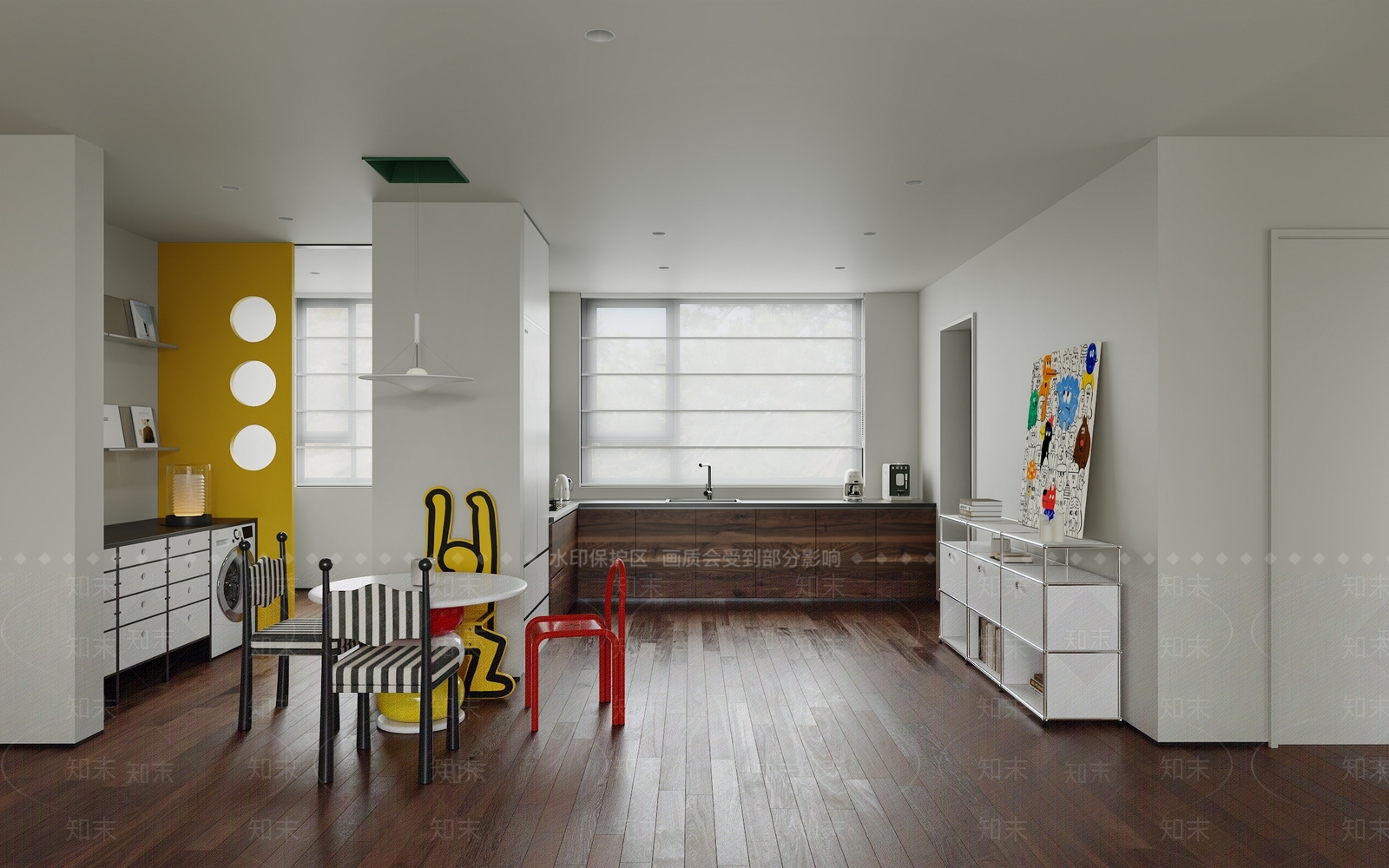 现代客餐厅3D模型下载【ID:1215086760】