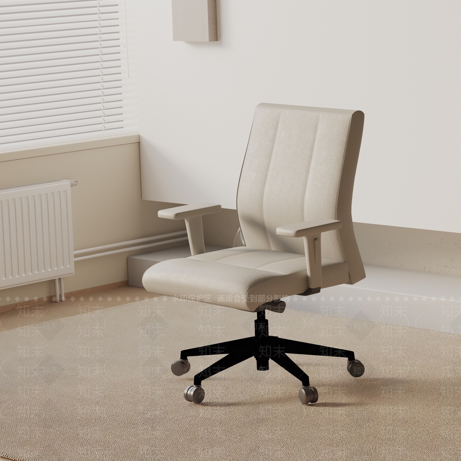 现代办公椅3D模型下载【ID:1190441411】