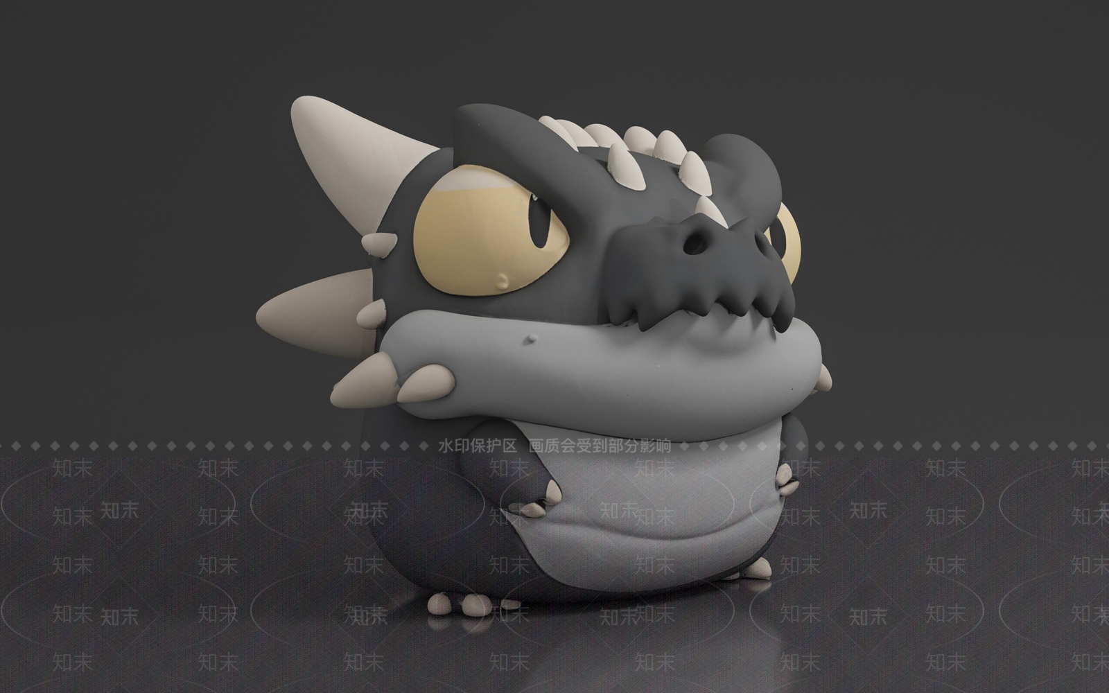 水生类动物3D模型下载【ID:1190444397】