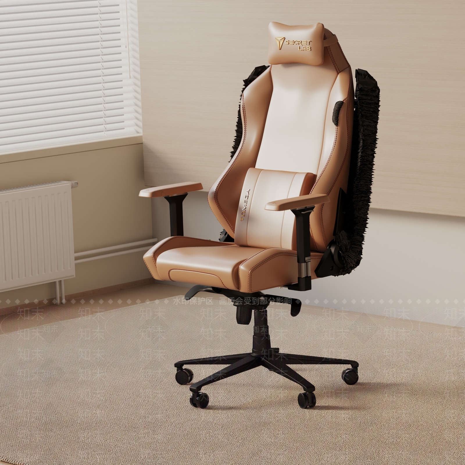 现代办公椅3D模型下载【ID:1190446358】