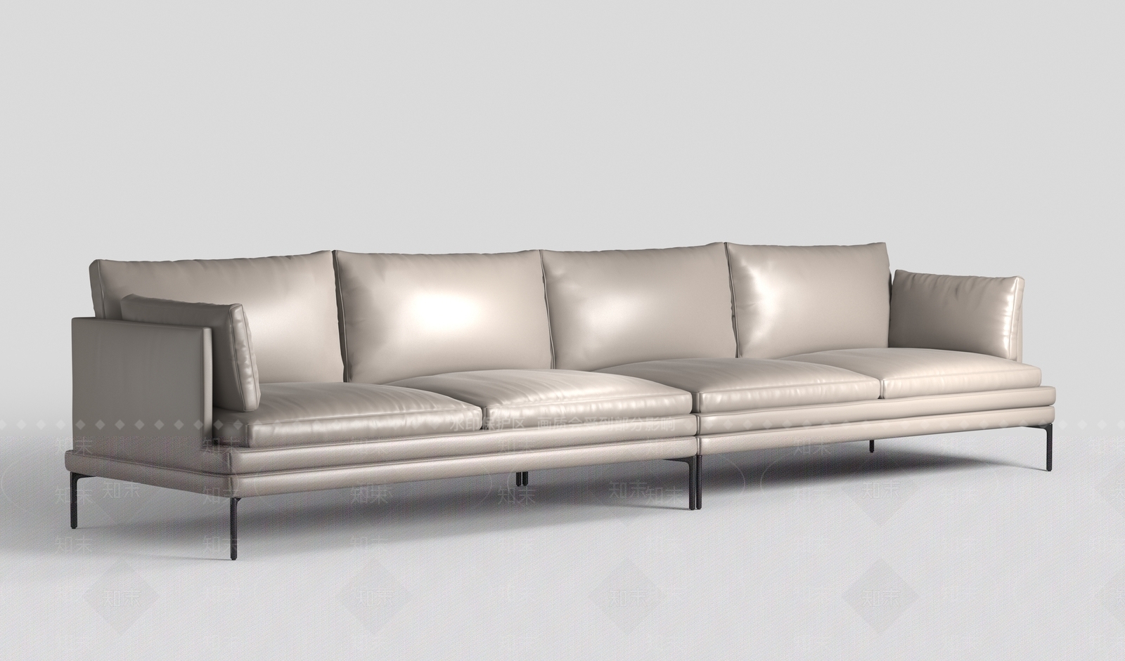 现代极简多人沙发3D模型下载【ID:1190447782】