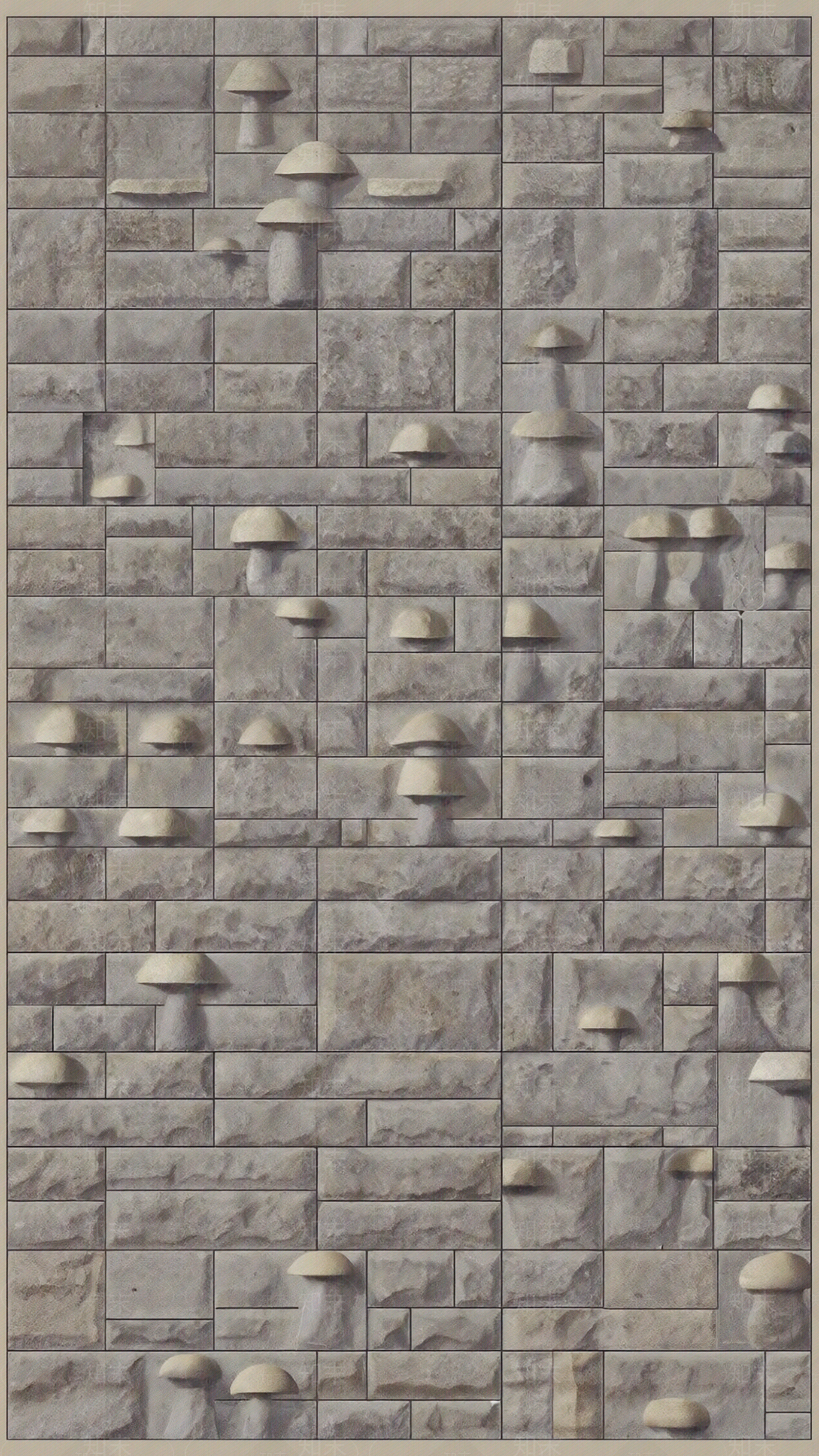 现代蘑菇石贴图下载【ID:1190453025】