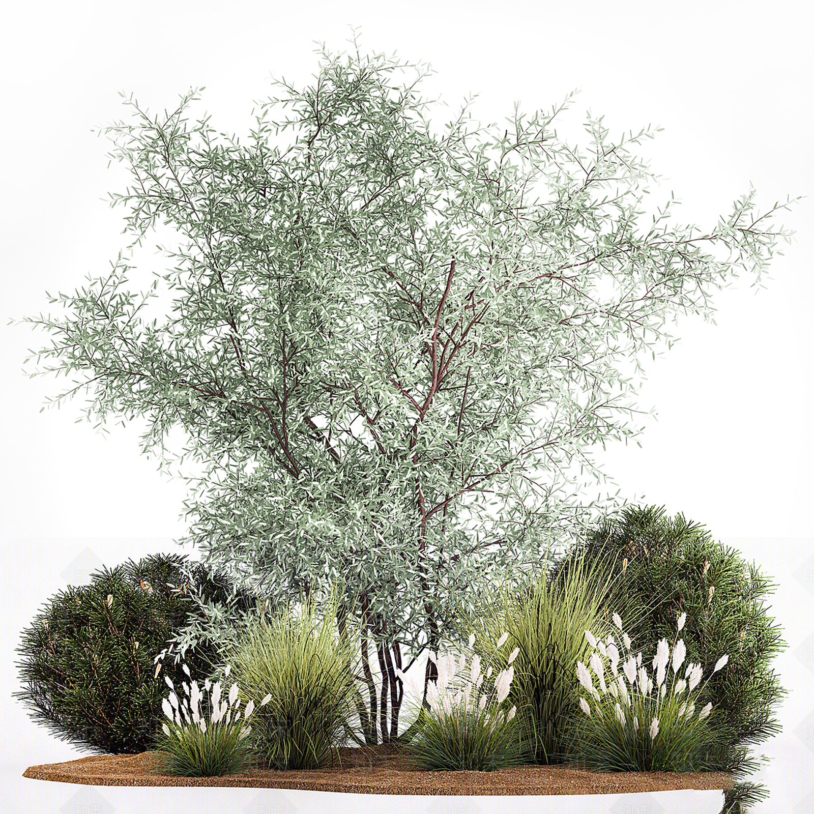 灌木3D模型下载【ID:1190459507】