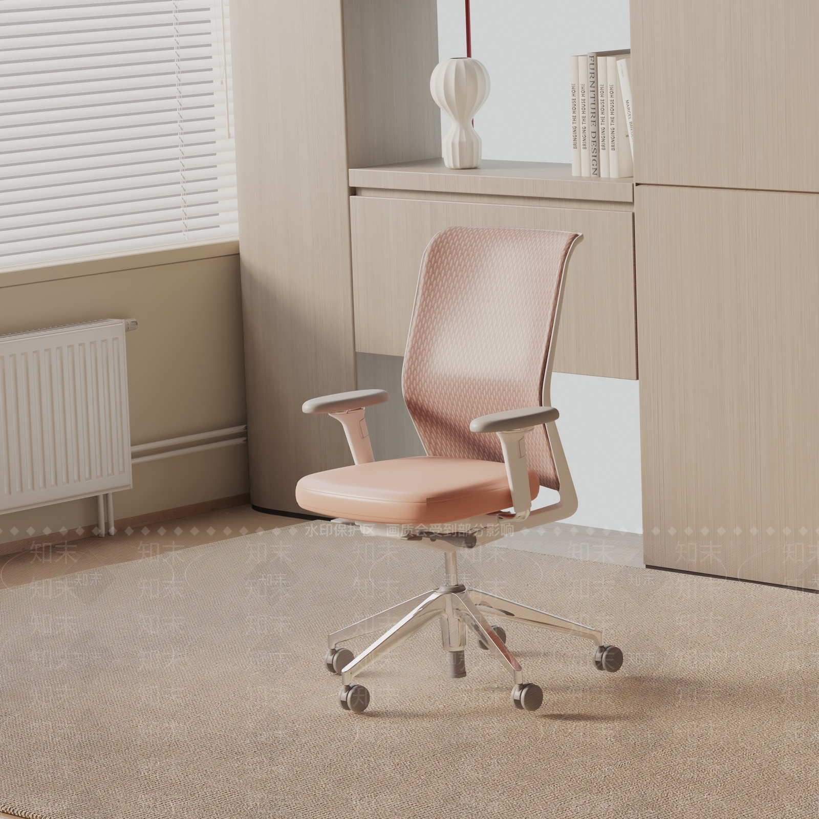 现代办公椅3D模型下载【ID:1190460506】