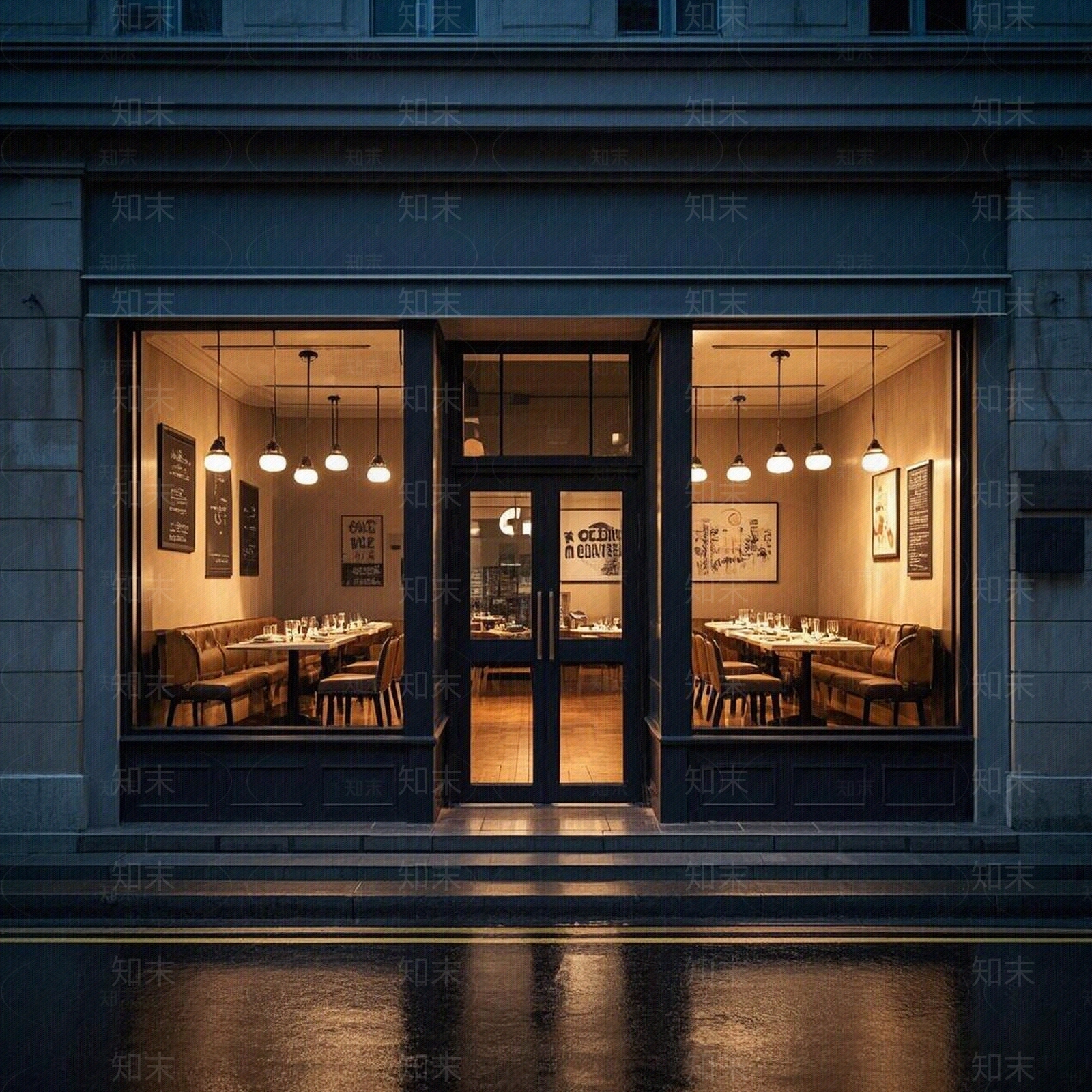 现代商铺贴图下载【ID:1190467592】