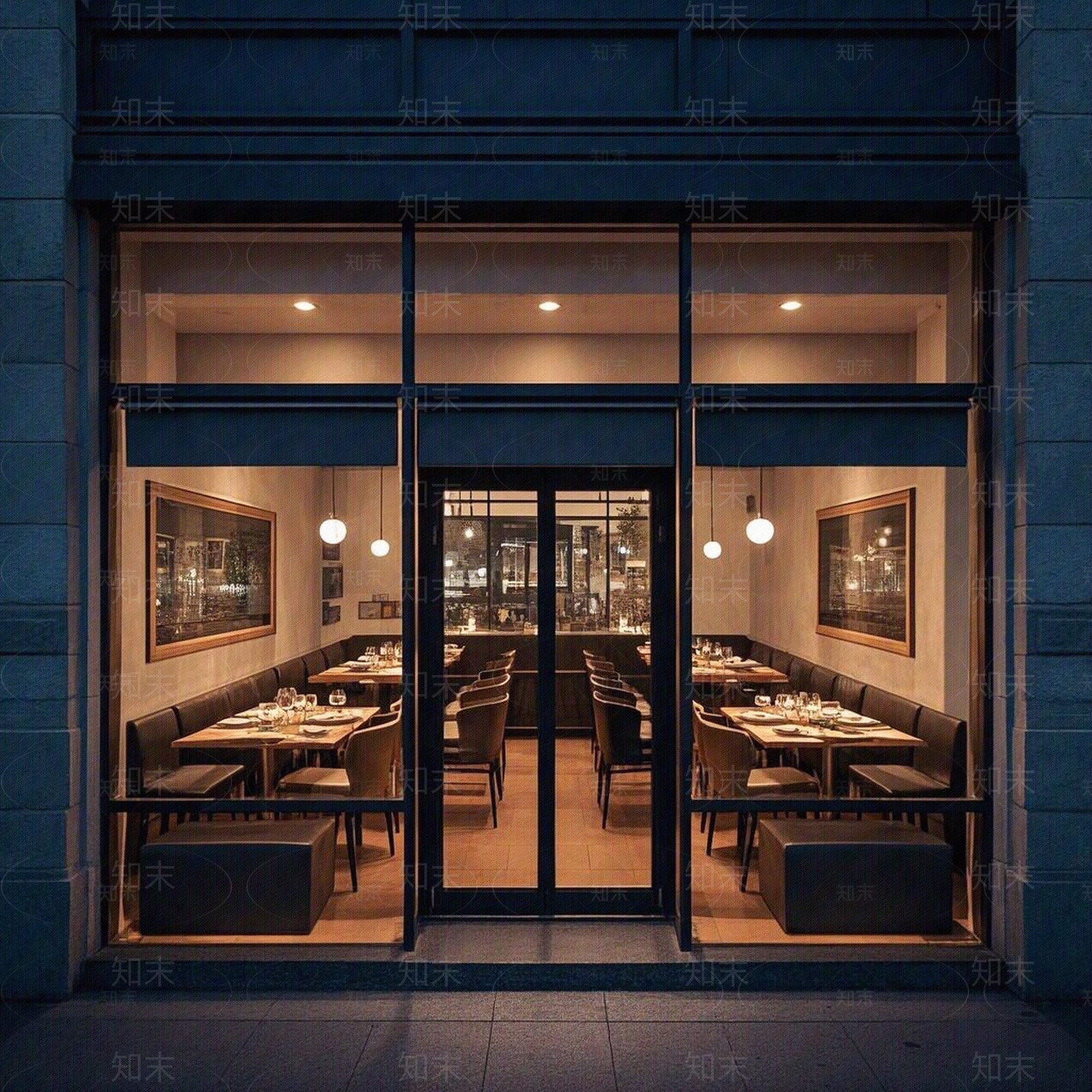 现代商铺贴图下载【ID:1190468173】