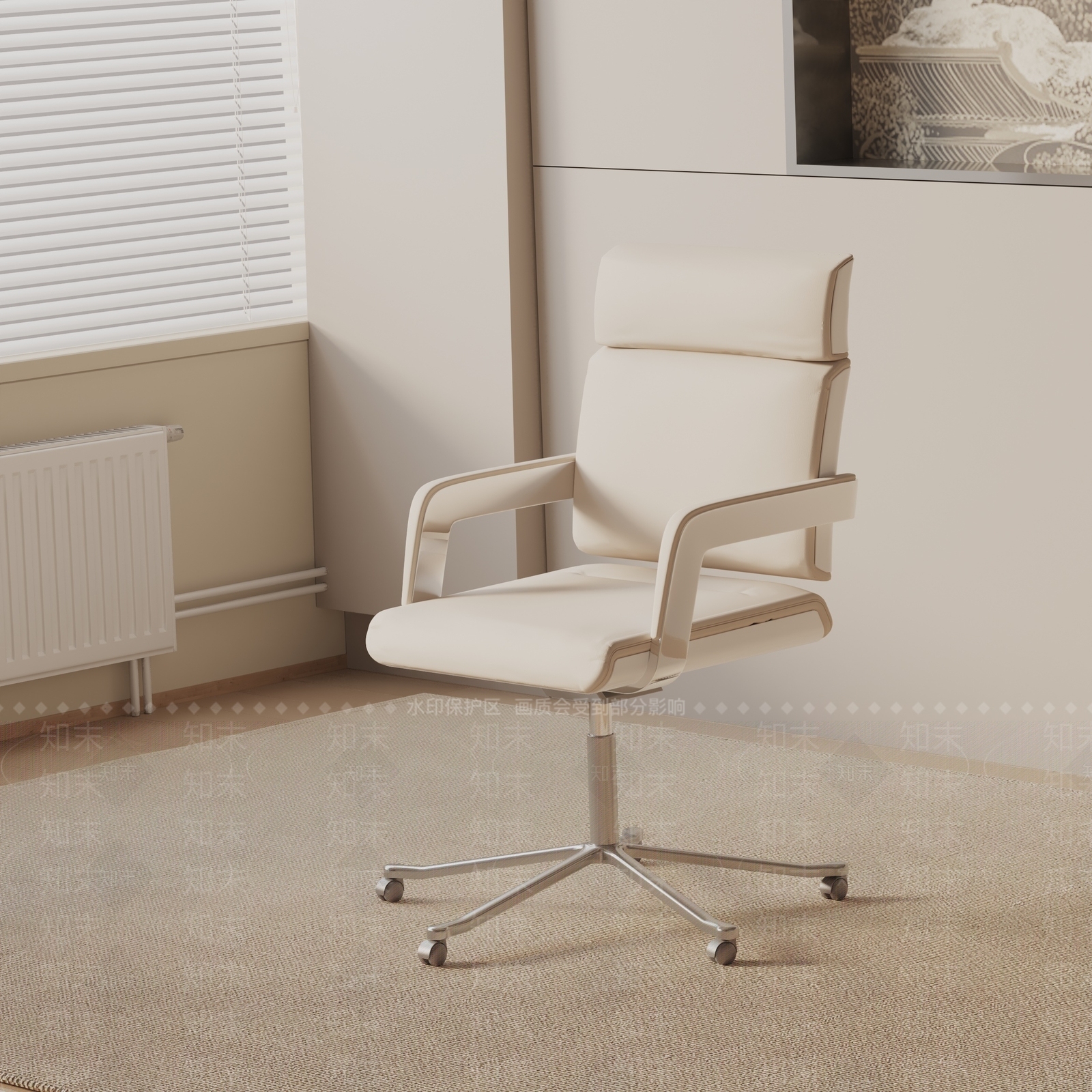 现代办公椅3D模型下载【ID:1190468545】