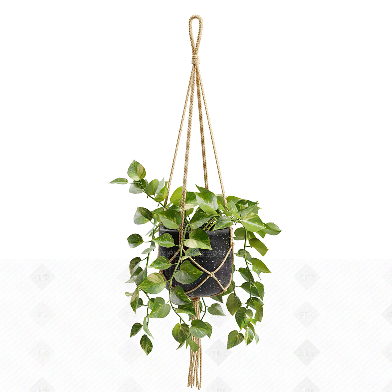 现代欧式花钵3D模型下载【ID:1190473116】
