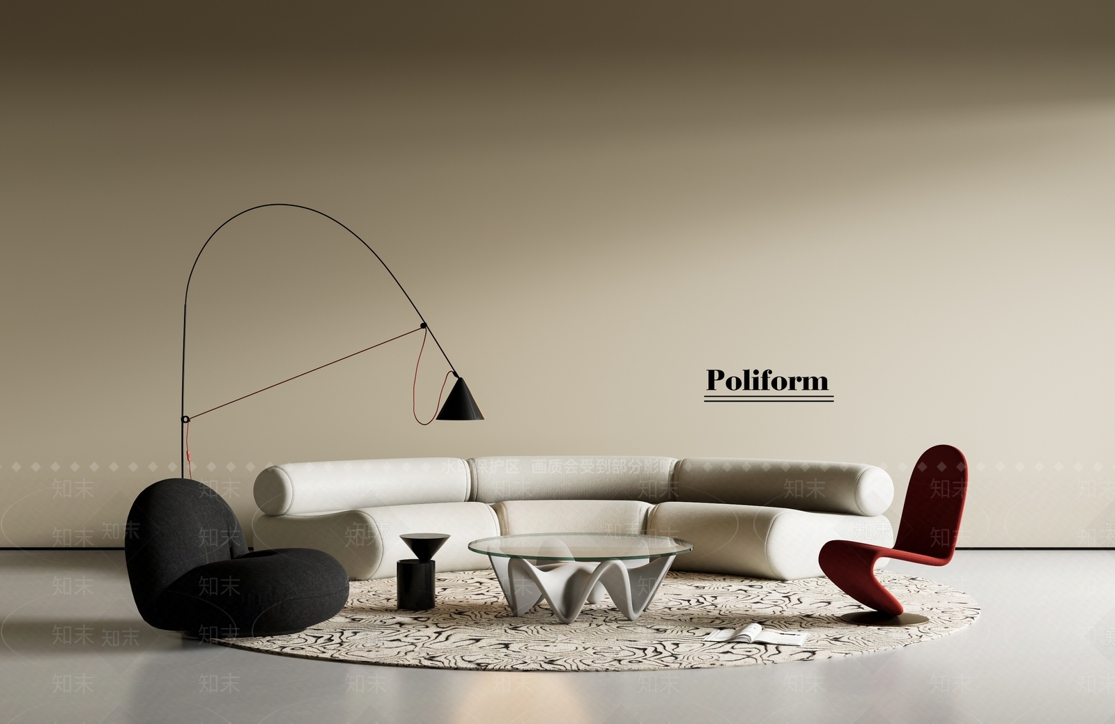 法式中古沙发组合SU模型下载【ID:1190473564】