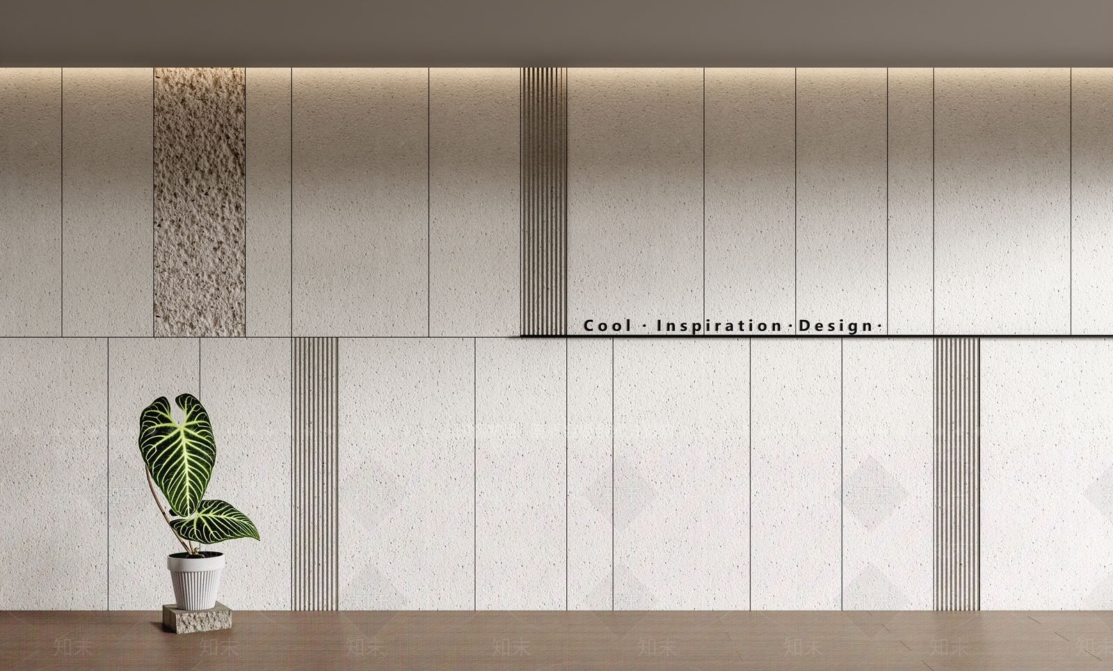 现代玄关背景墙3D模型下载【ID:1190474152】_知末3d模型网