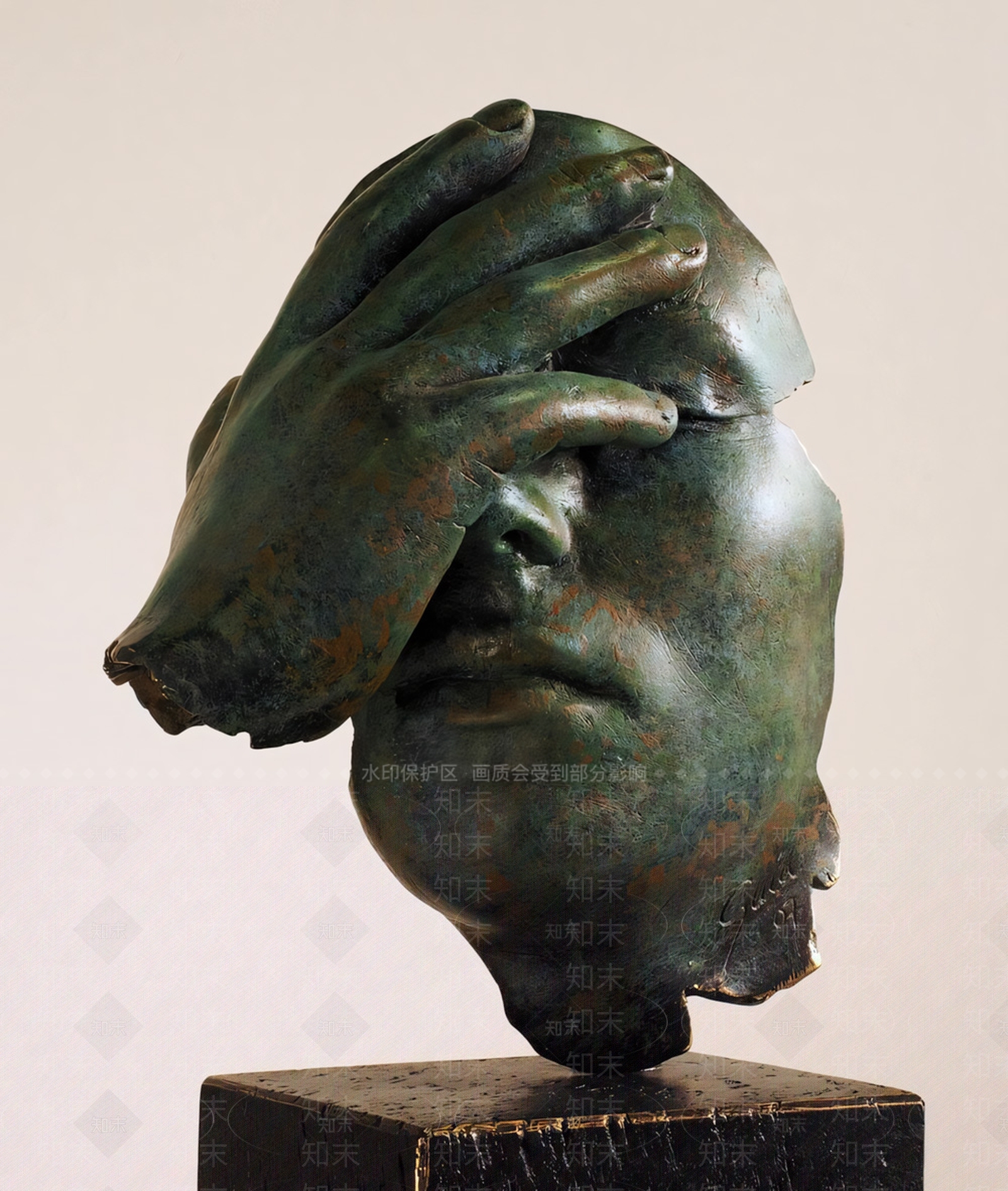 现代艺术装置3D模型下载【ID:1190474316】
