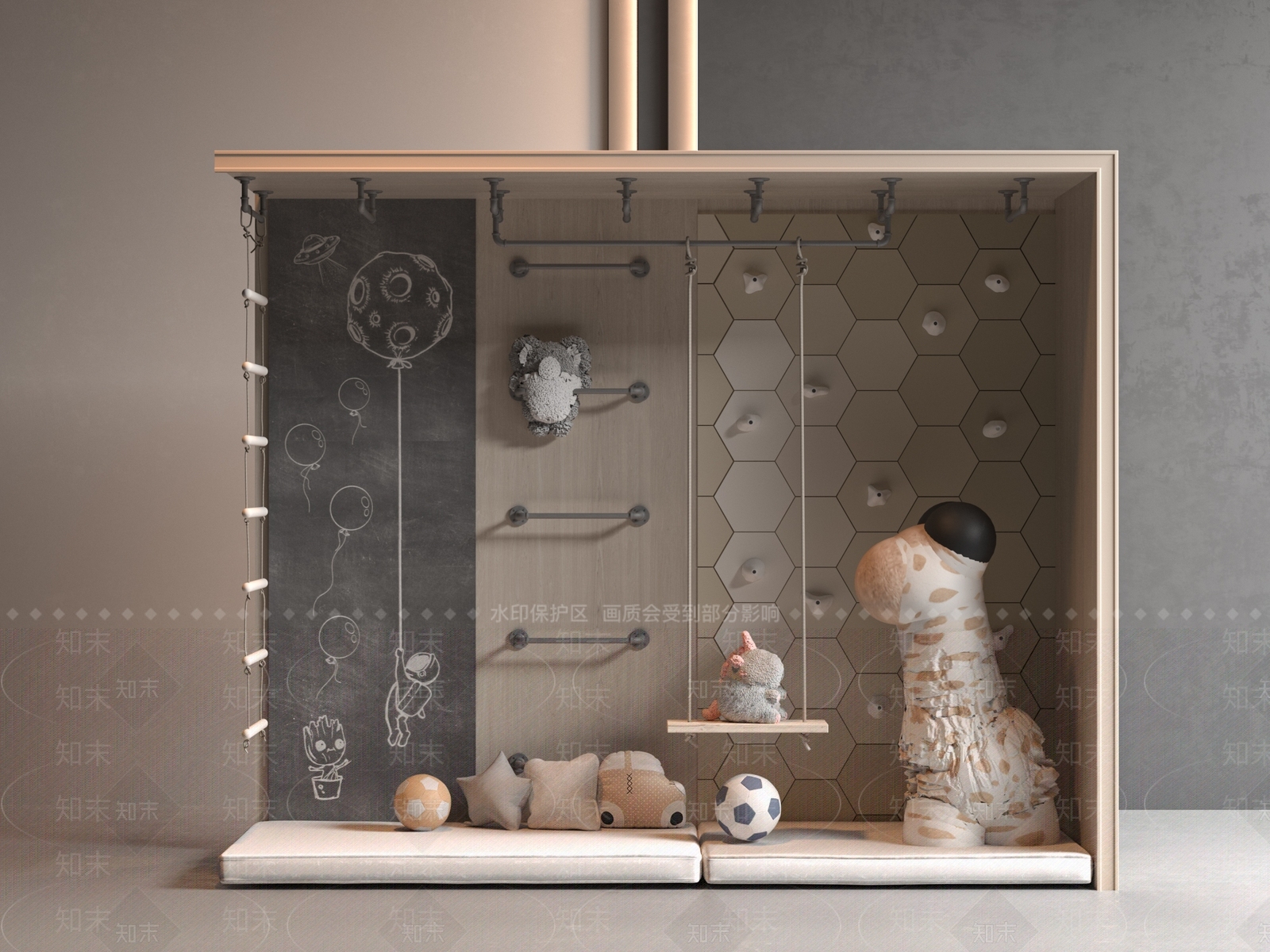 儿童器材3D模型下载【ID:1190478518】