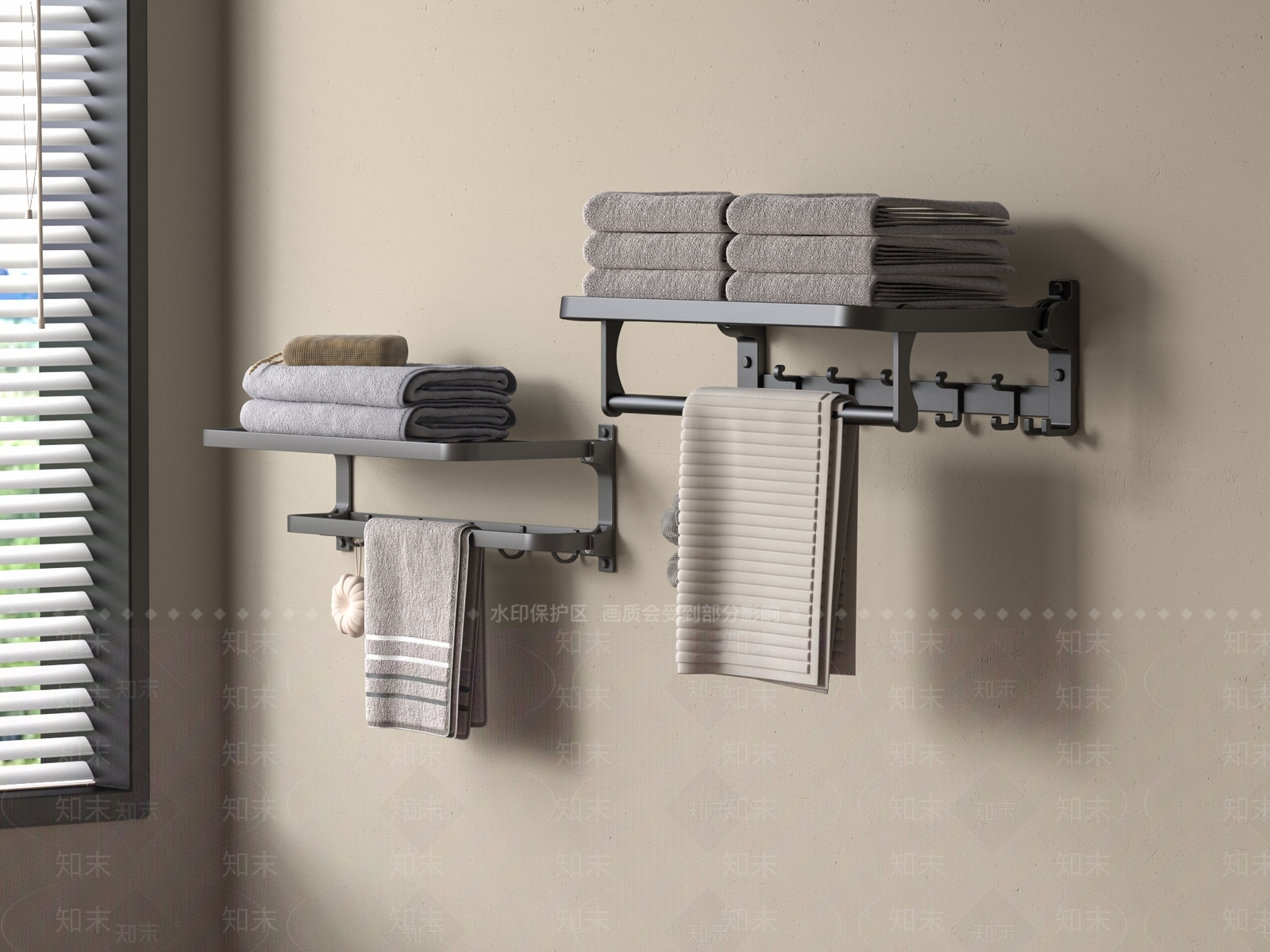 毛巾架3D模型下载【ID:1190480456】