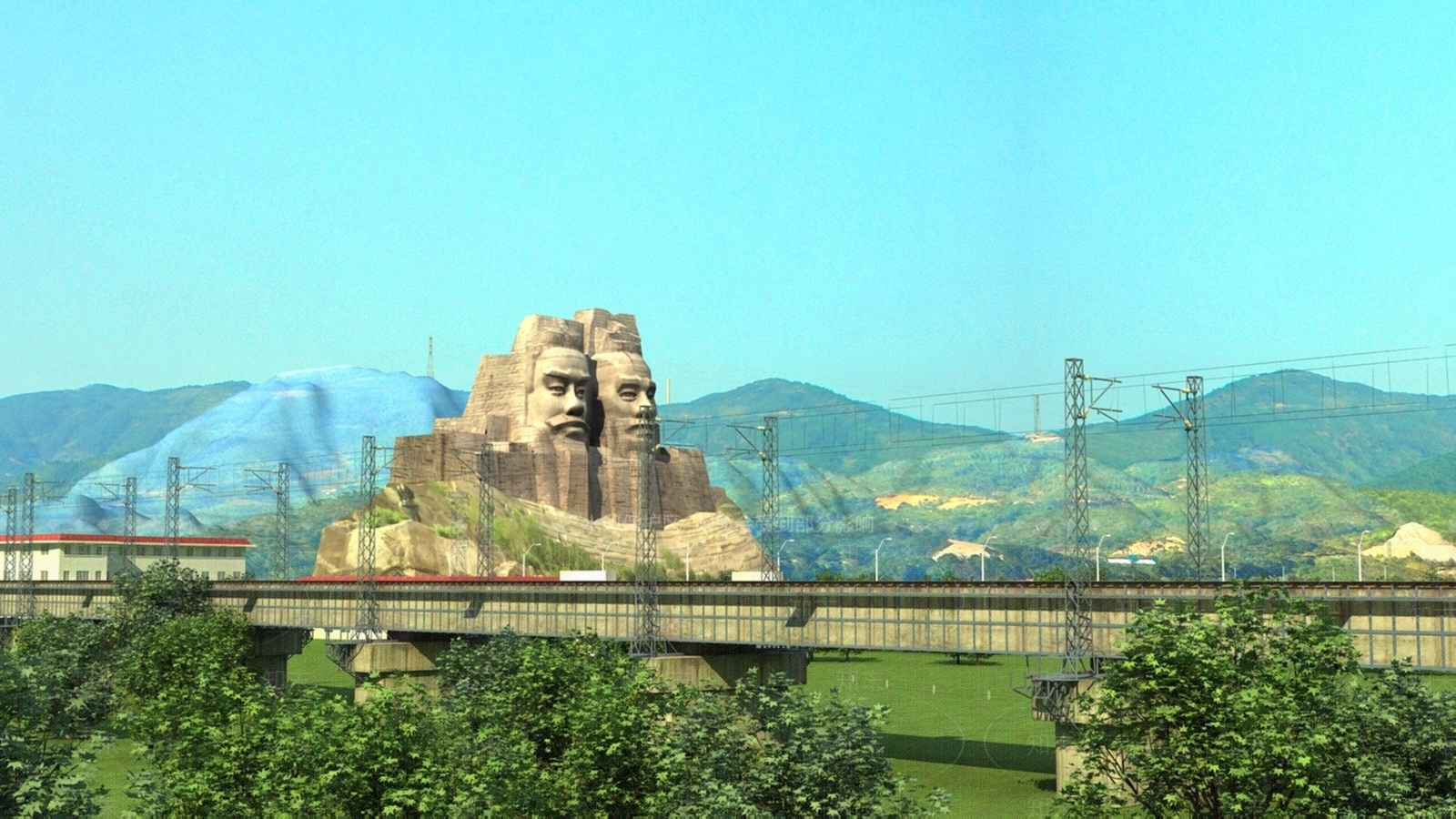 现代办公大厅3D模型下载【ID:1190482109】