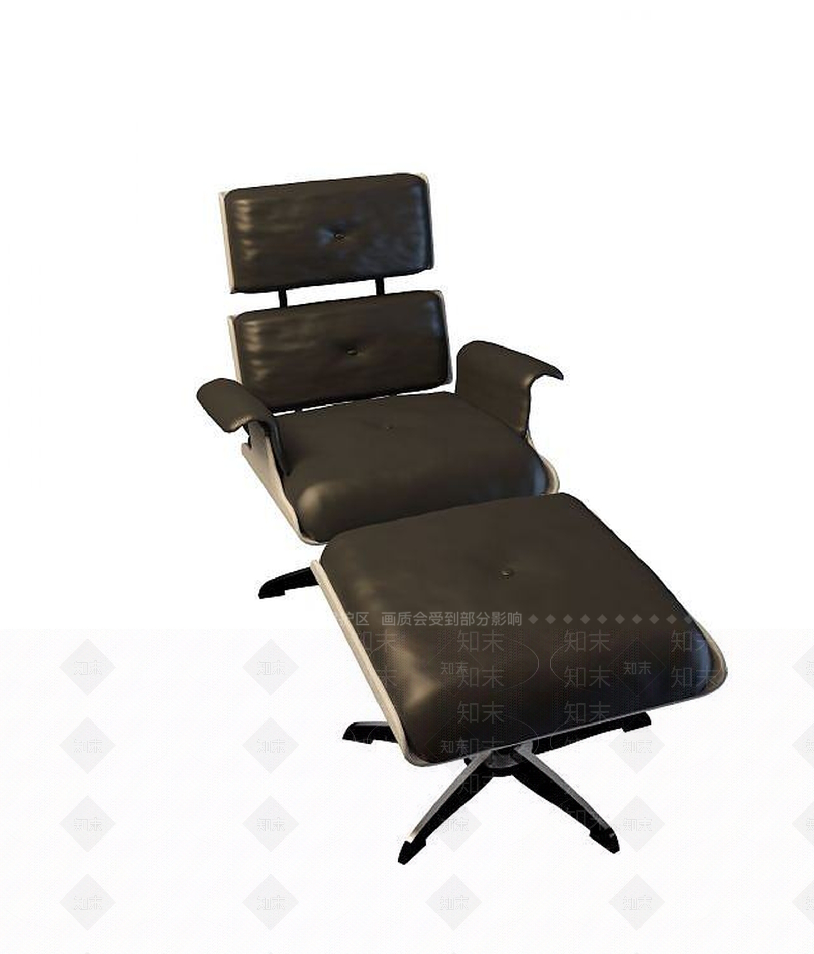 现代休闲椅3D模型下载【ID:1200104327】
