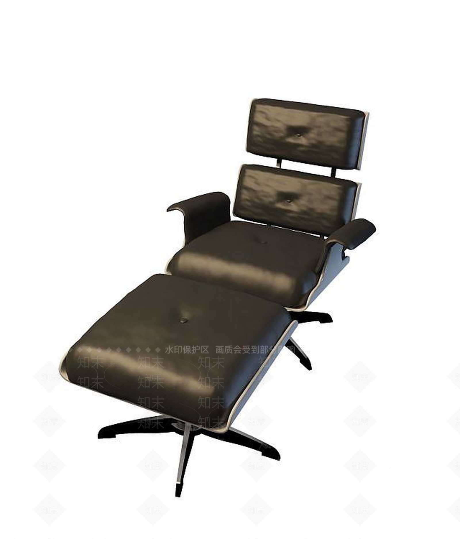 现代休闲椅3D模型下载【ID:1200104327】