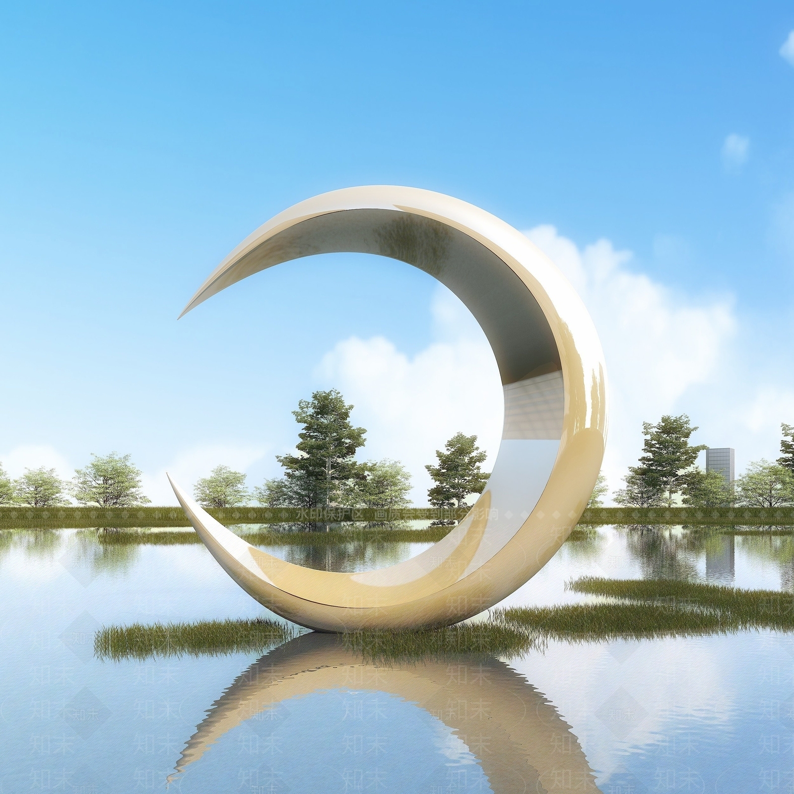 现代其他景观小品3D模型下载【ID:1190485307】